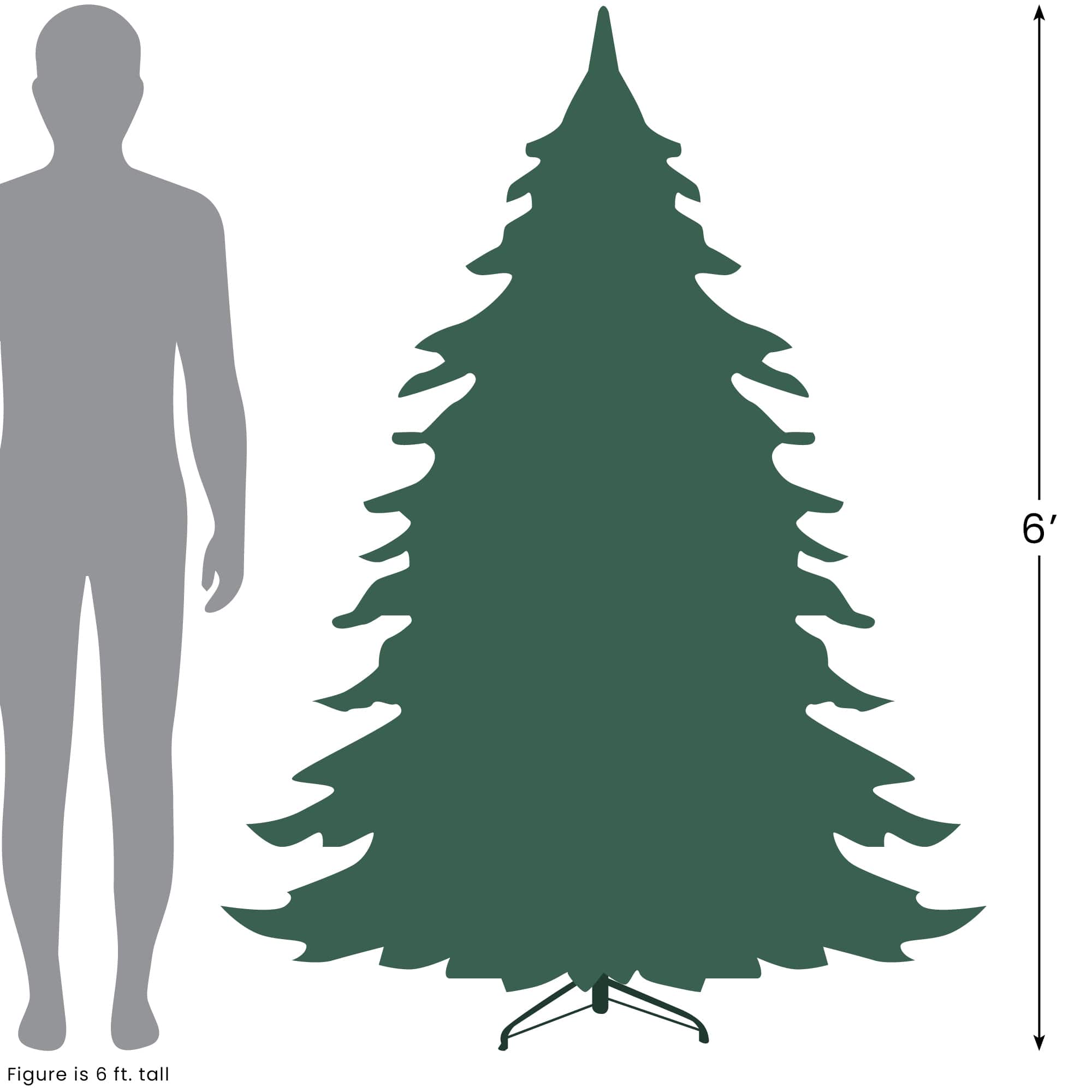 Northlight 6ft. Pre-Lit Warsaw Twig Artificial Christmas Tree, Clear Lights
