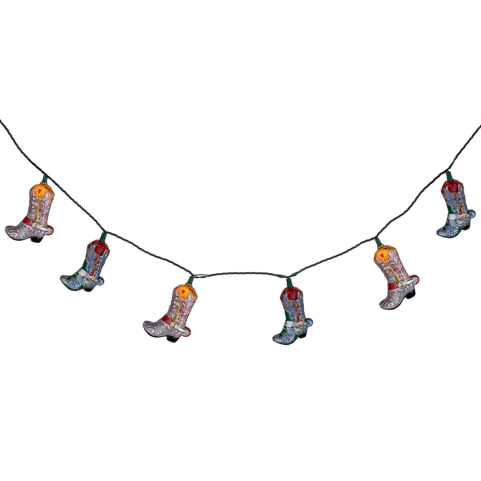 10ct. Cowboy Boots Patio String Lights