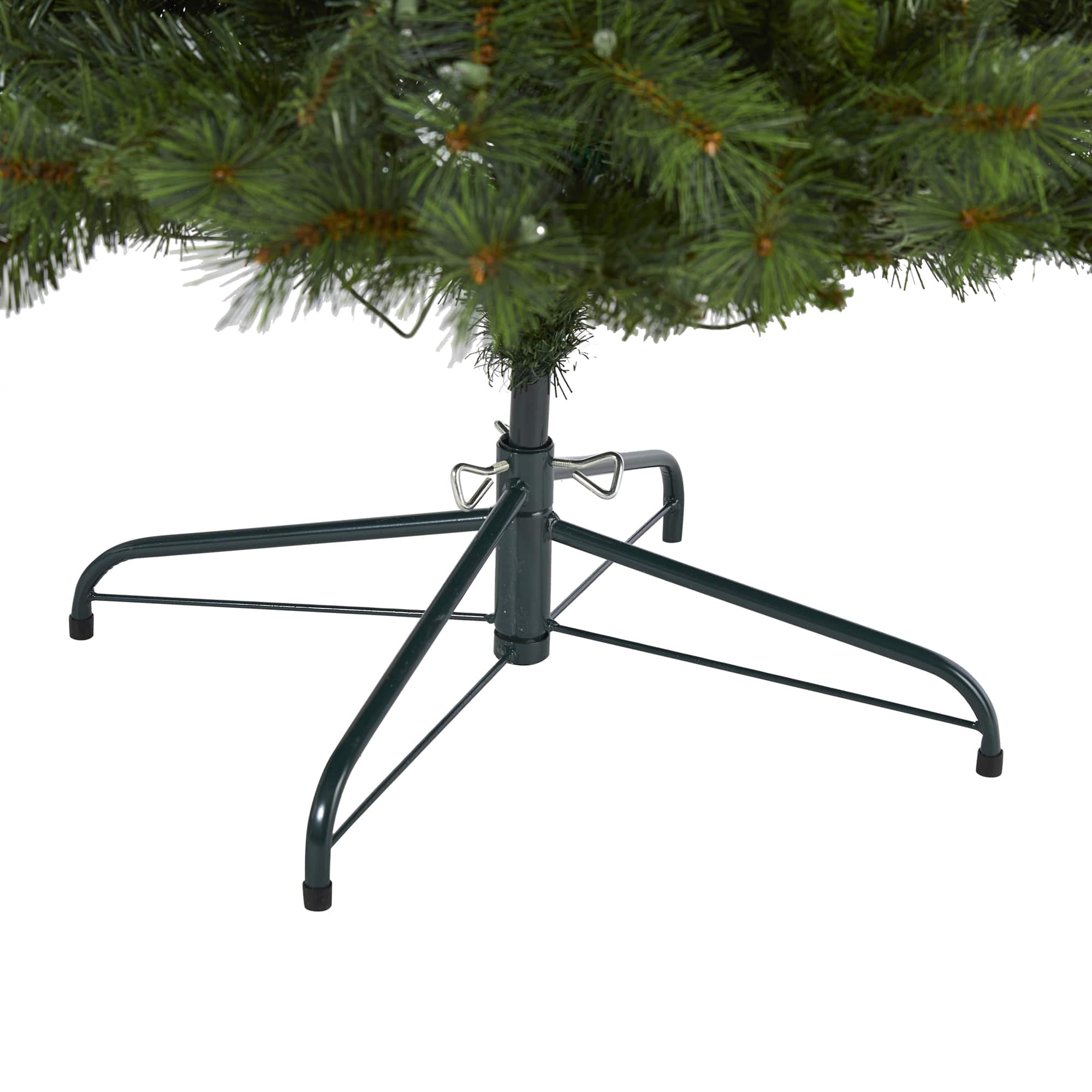 7.5ft. Pre-Lit West Virginia Mountain Pine Artificial Christmas Tree, Clear LED Lights