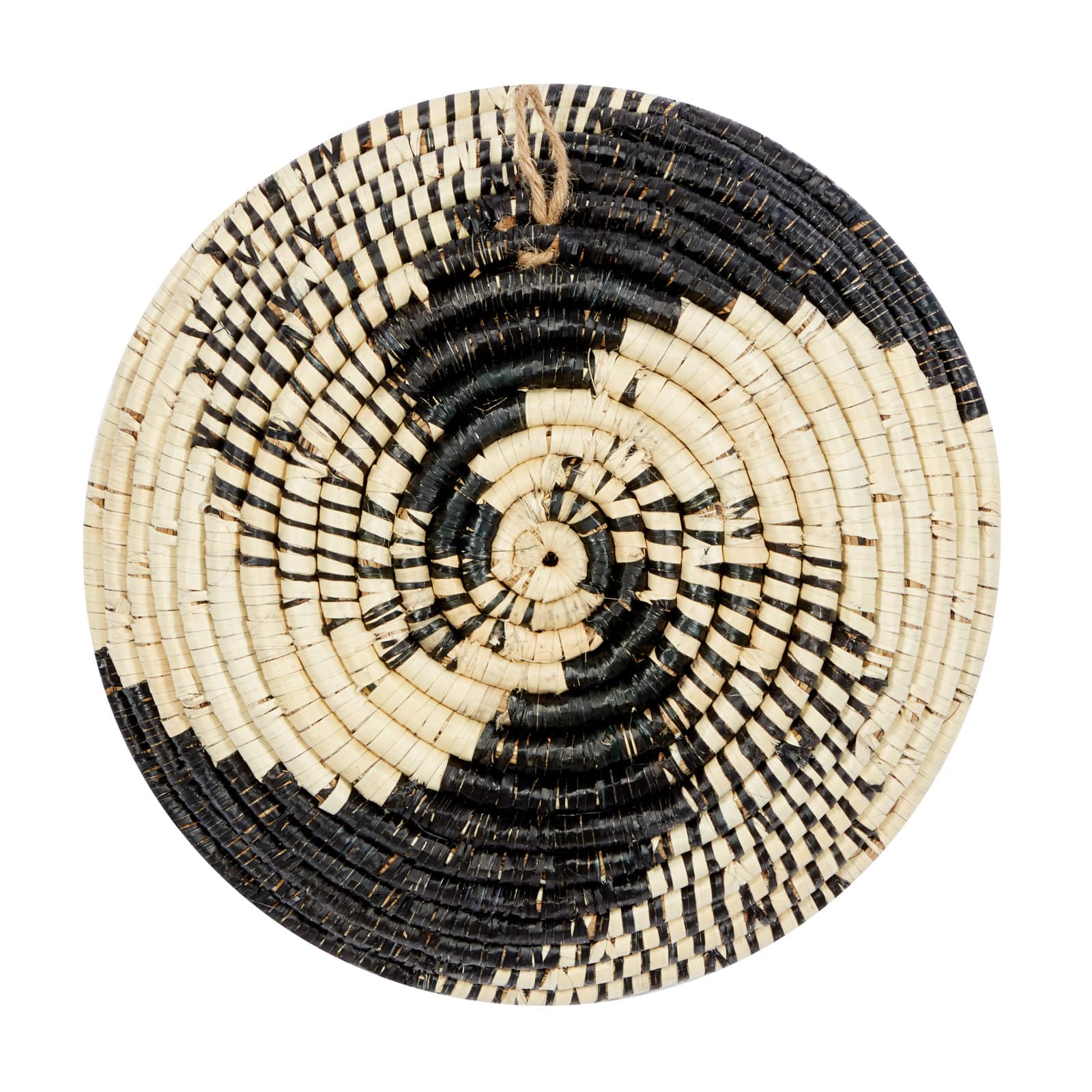 Set of 3 Black Wood Boho Style Wall Decor 20", 18