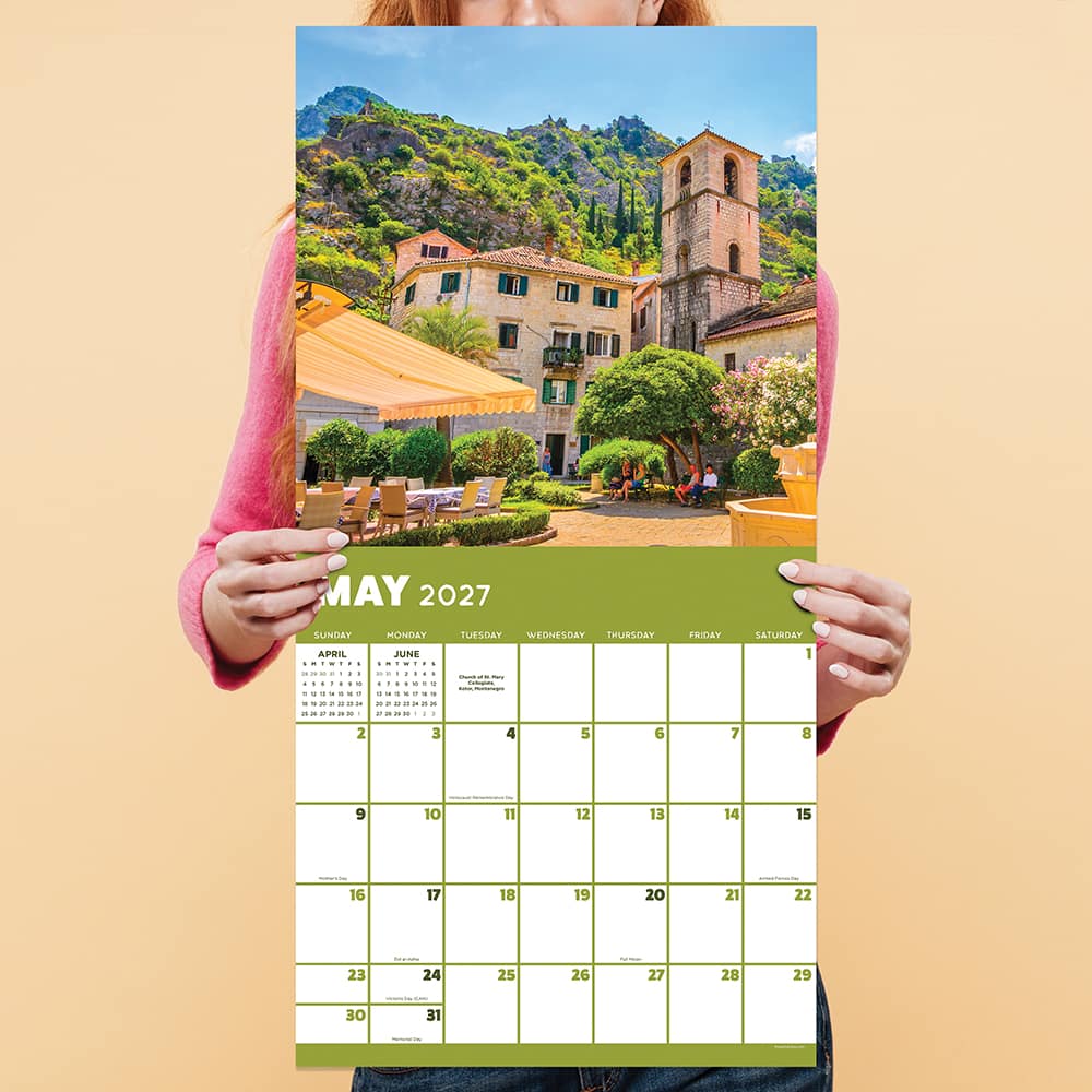 2027 World Travel Wall Calendar