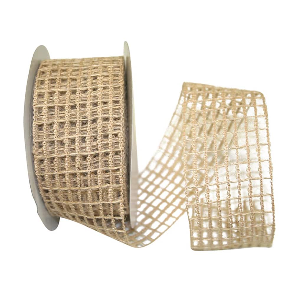 The Ribbon Roll Jute Box Wired Ribbon