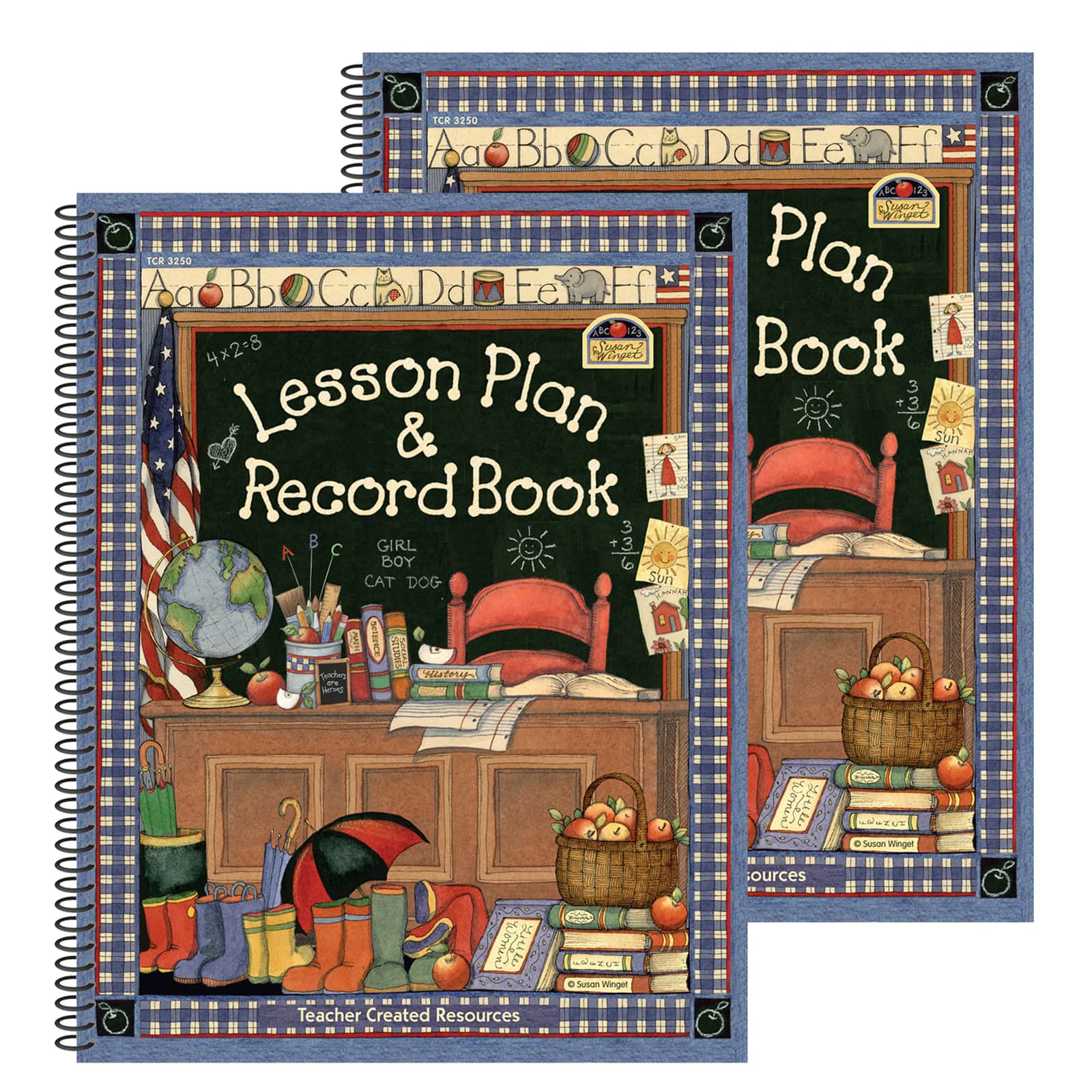 Teacher Created Resources® Susan Winget Lesson Plan & Record Book, 2ct.