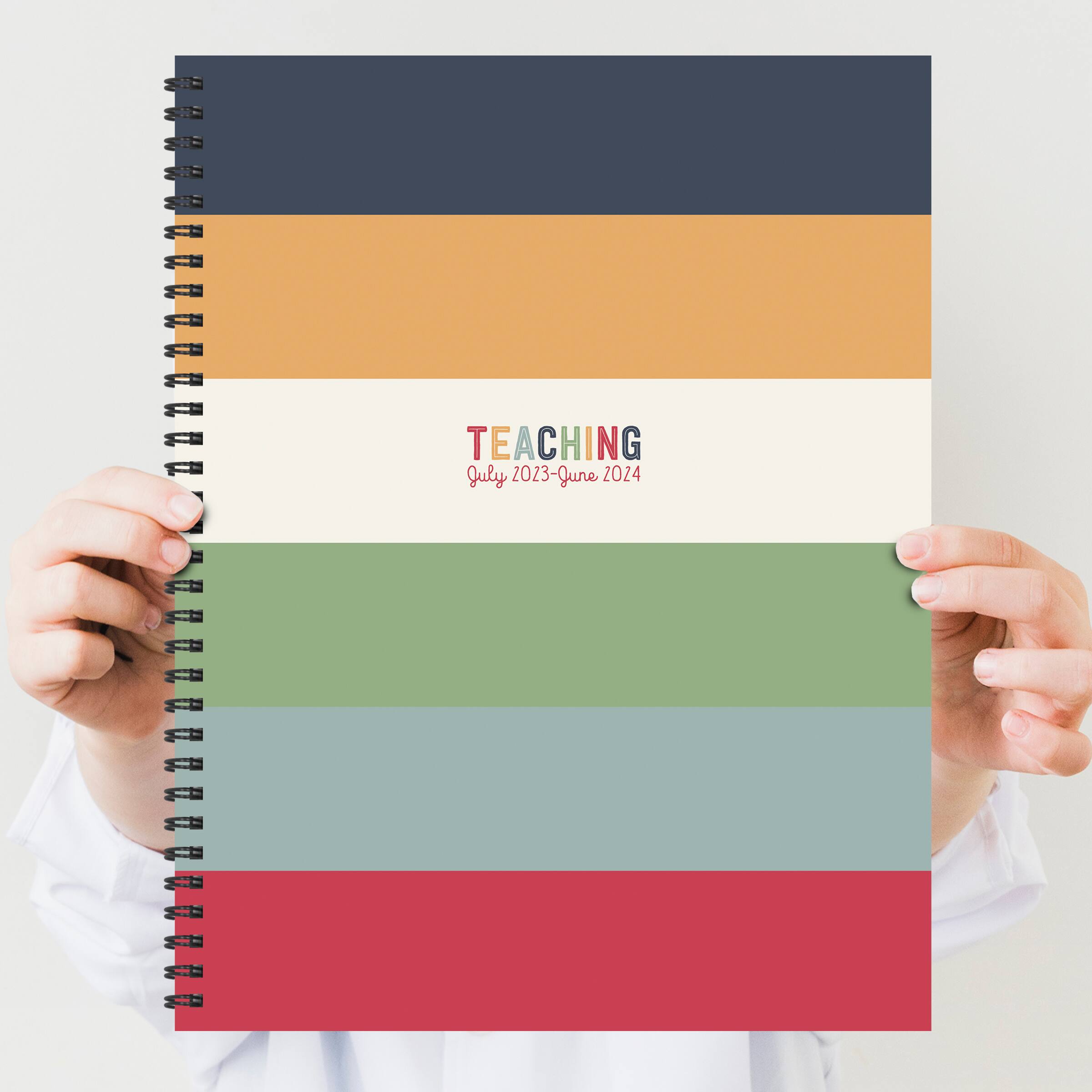 TF Publishing Striped Teacher Planner Lesson Plan Book