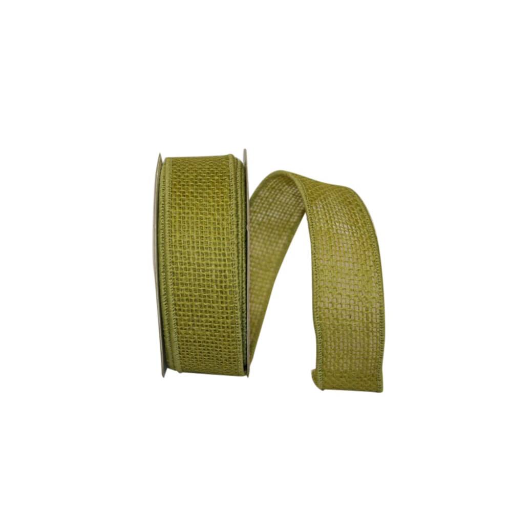 JAM Paper 1.375" x 10yd. Burlap Wired Colored Edge Ribbon