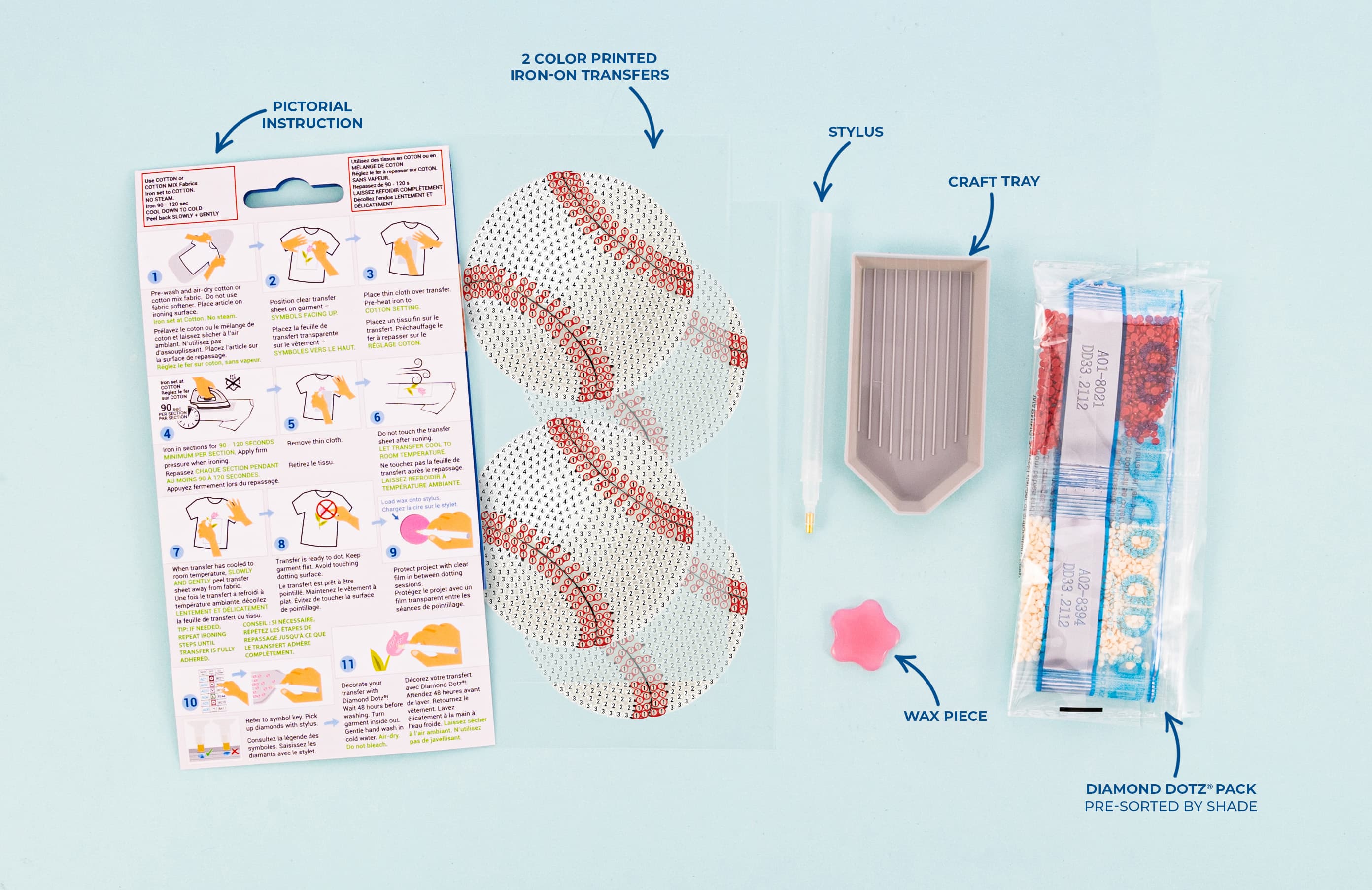 Diamond Dotz® Baseball Iron-On 'n' Dot Kit