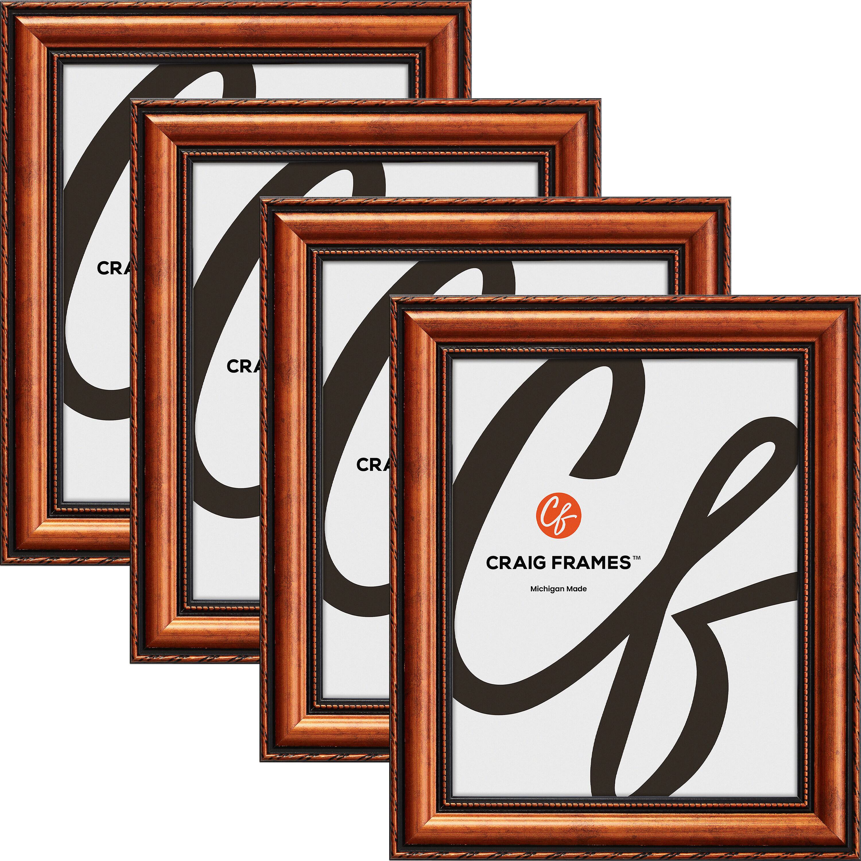 4 ct Craig Frames Victoria Copper Picture Frame in Ornate Copper  16 x 34  Michaels