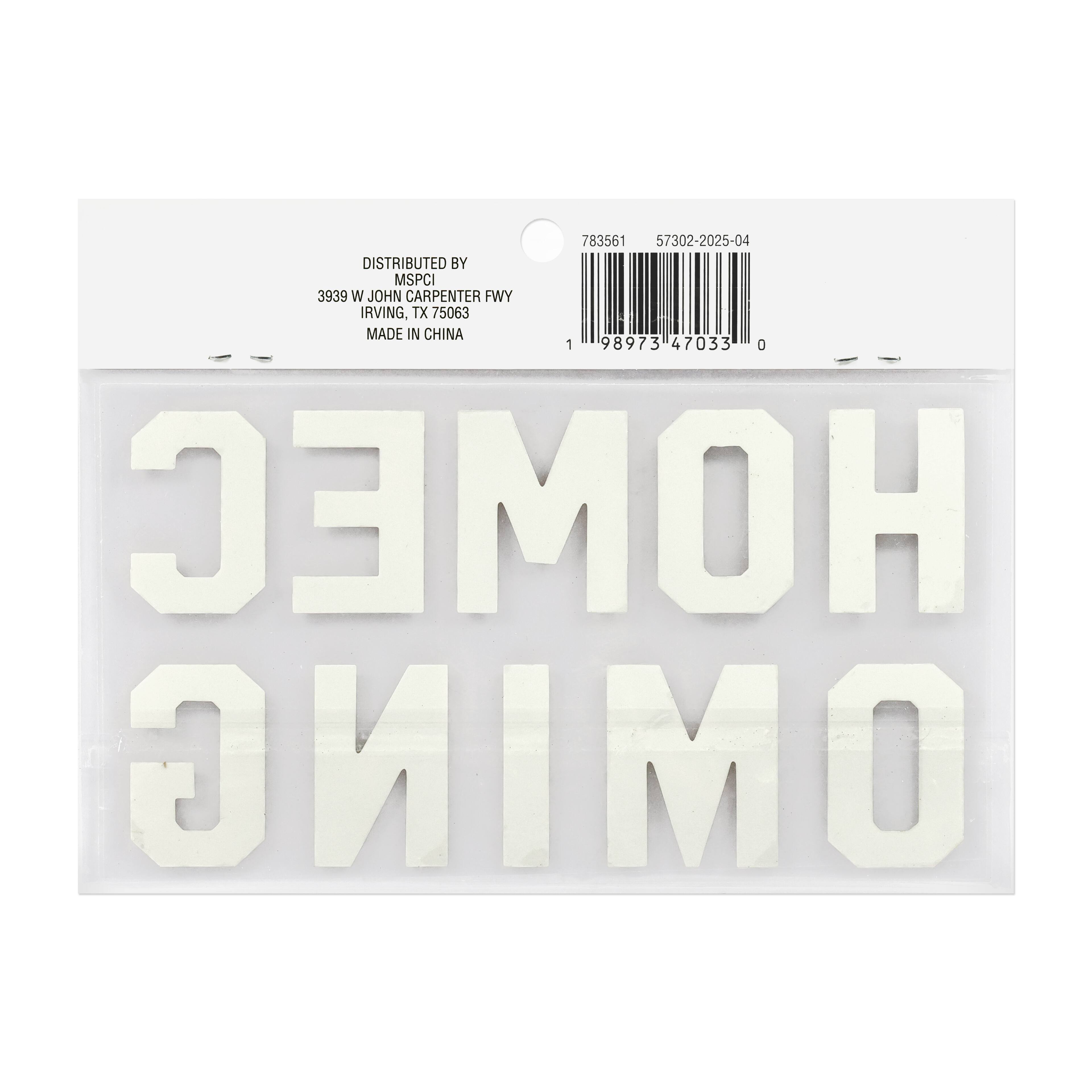 Glitter Homecoming Letter Stickers by Celebrate It