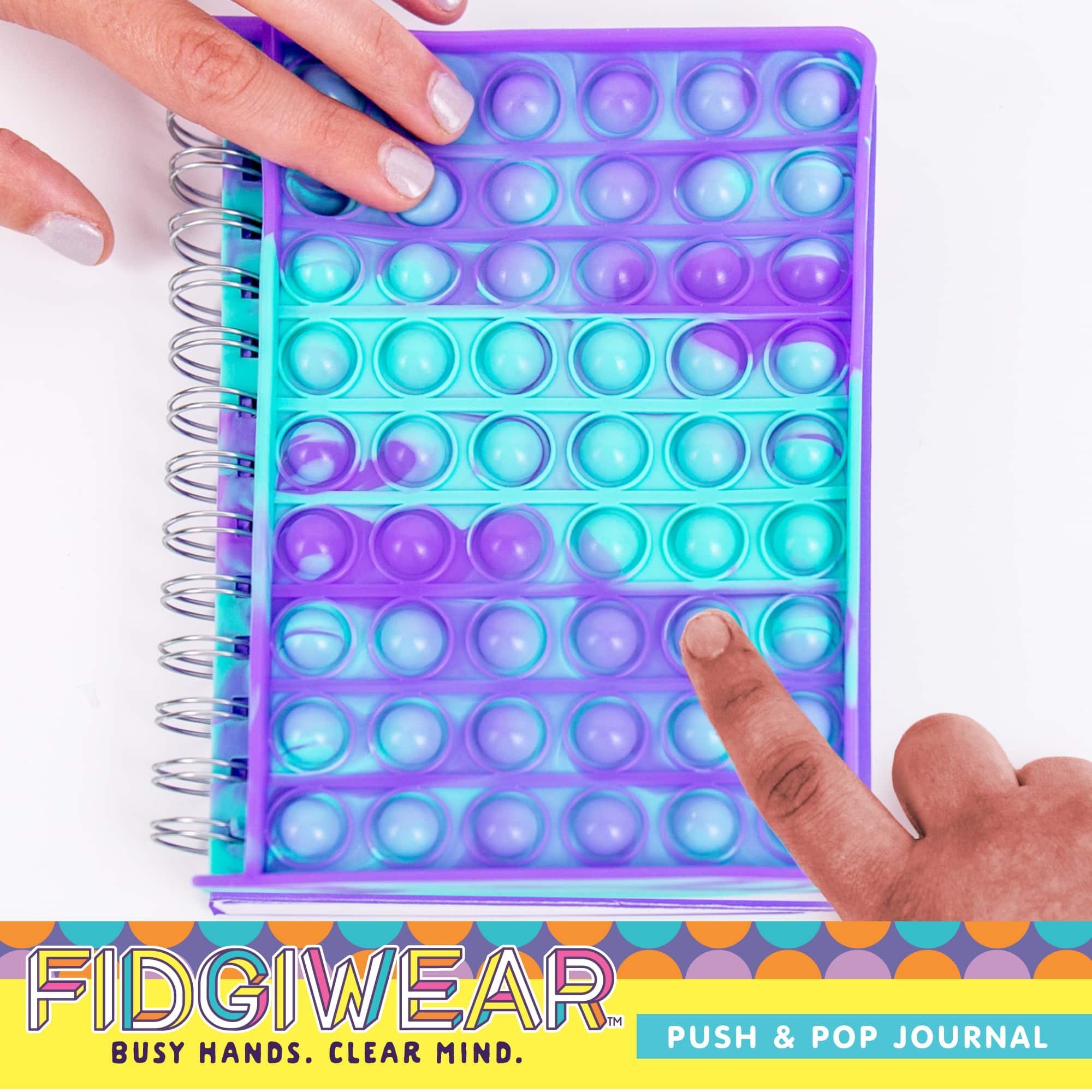 Horizon Fidgiwear Poppable Purple Journal