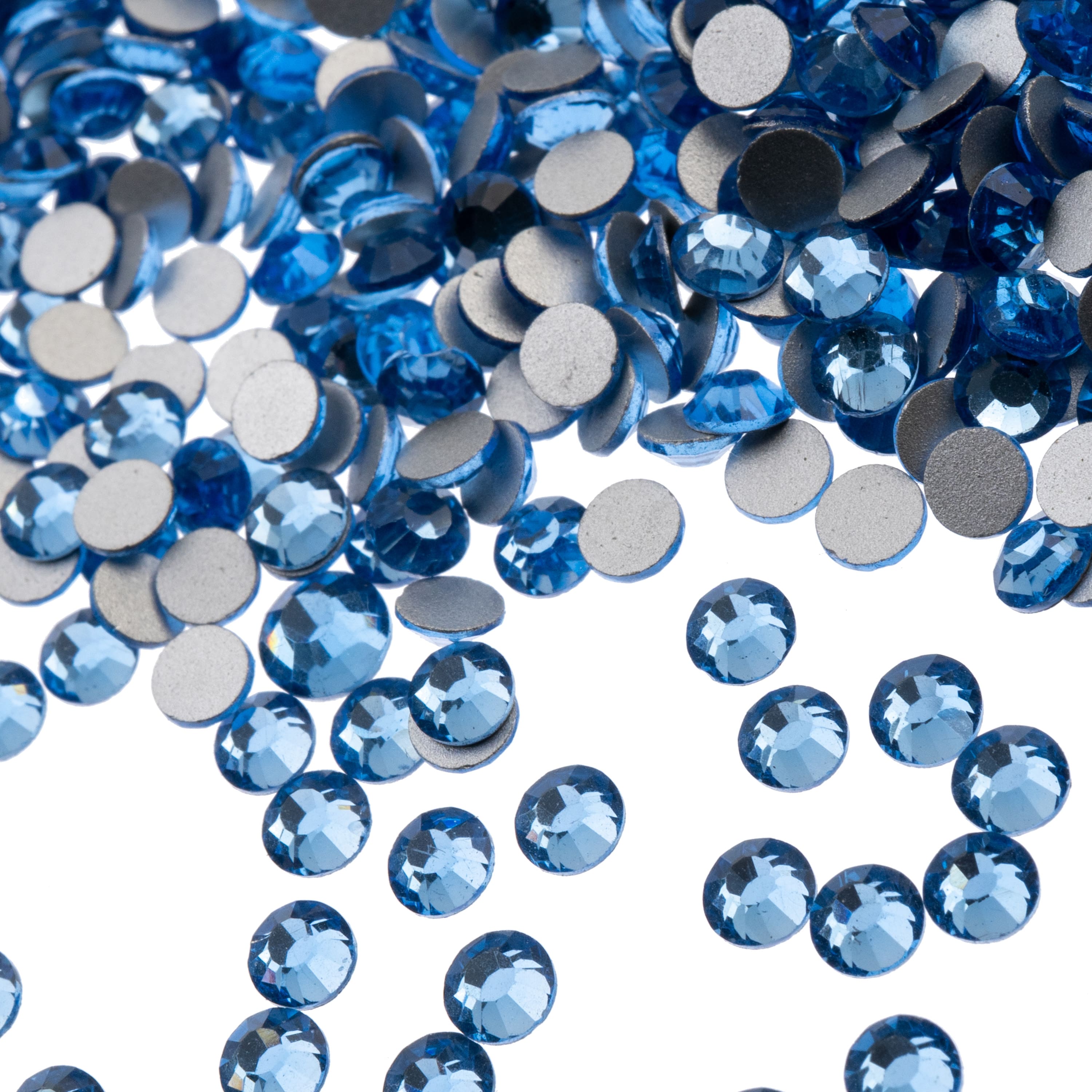 John Bead Crystal Lane SS16 Glass Round Flatback Rhinestones, 288ct.