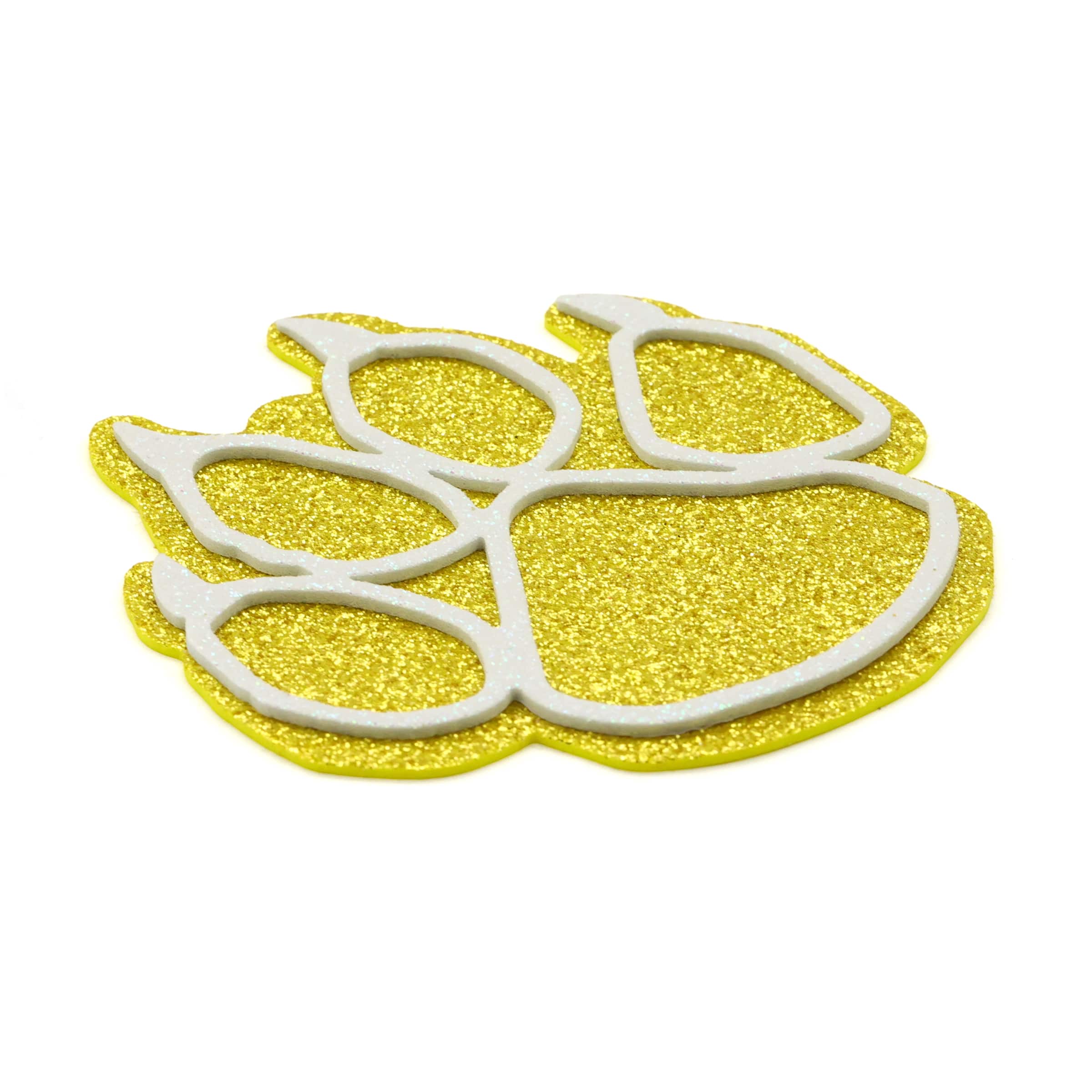 Glitter Paw Foam Sticker by Celebrate It®