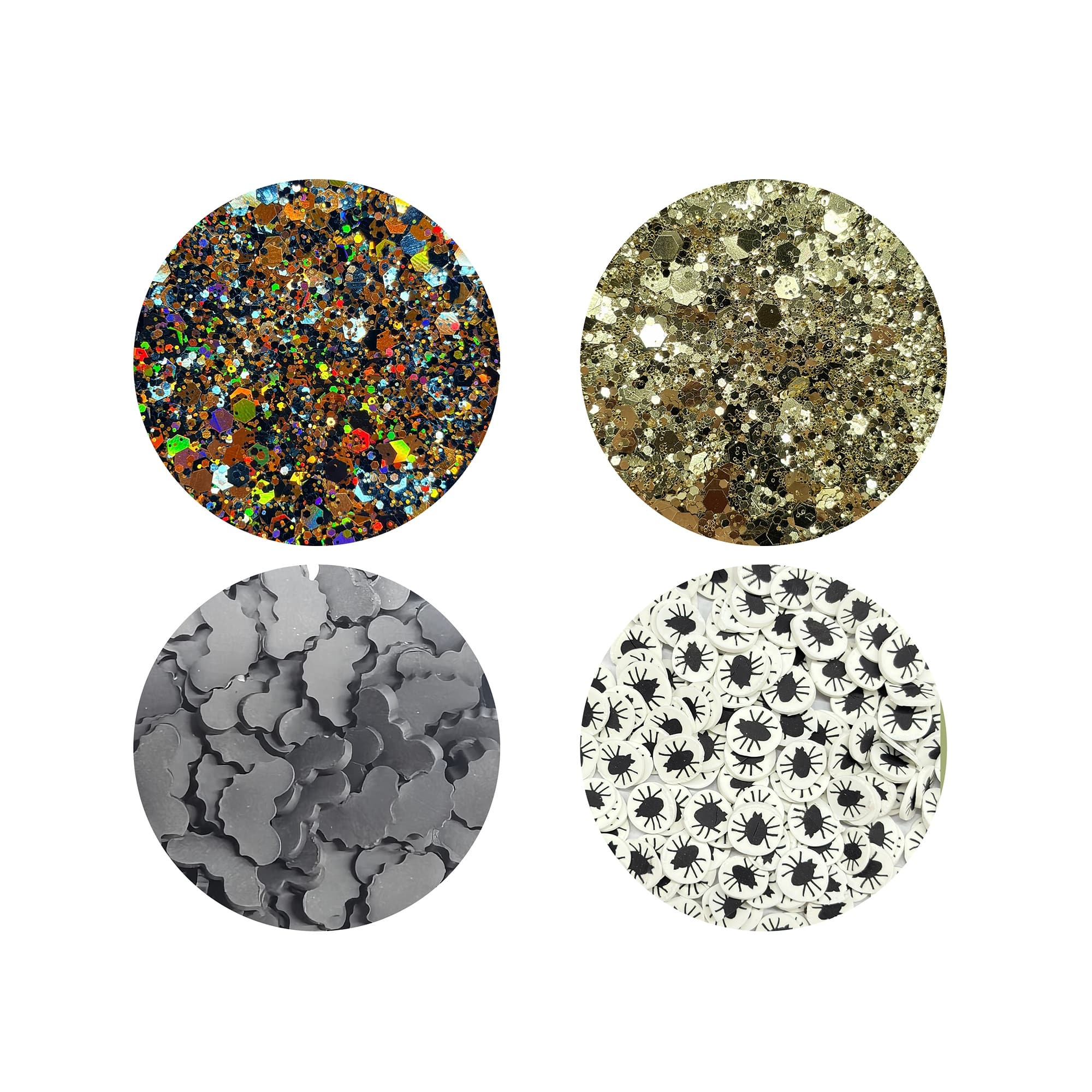 Gold, Black & Orange Spiders & Bats Confetti Set by Recollections™