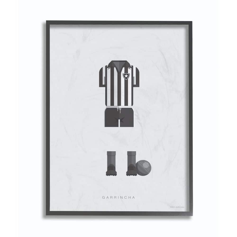 Stupell Industries Garrincha Fashion Design Black Framed Wall Art