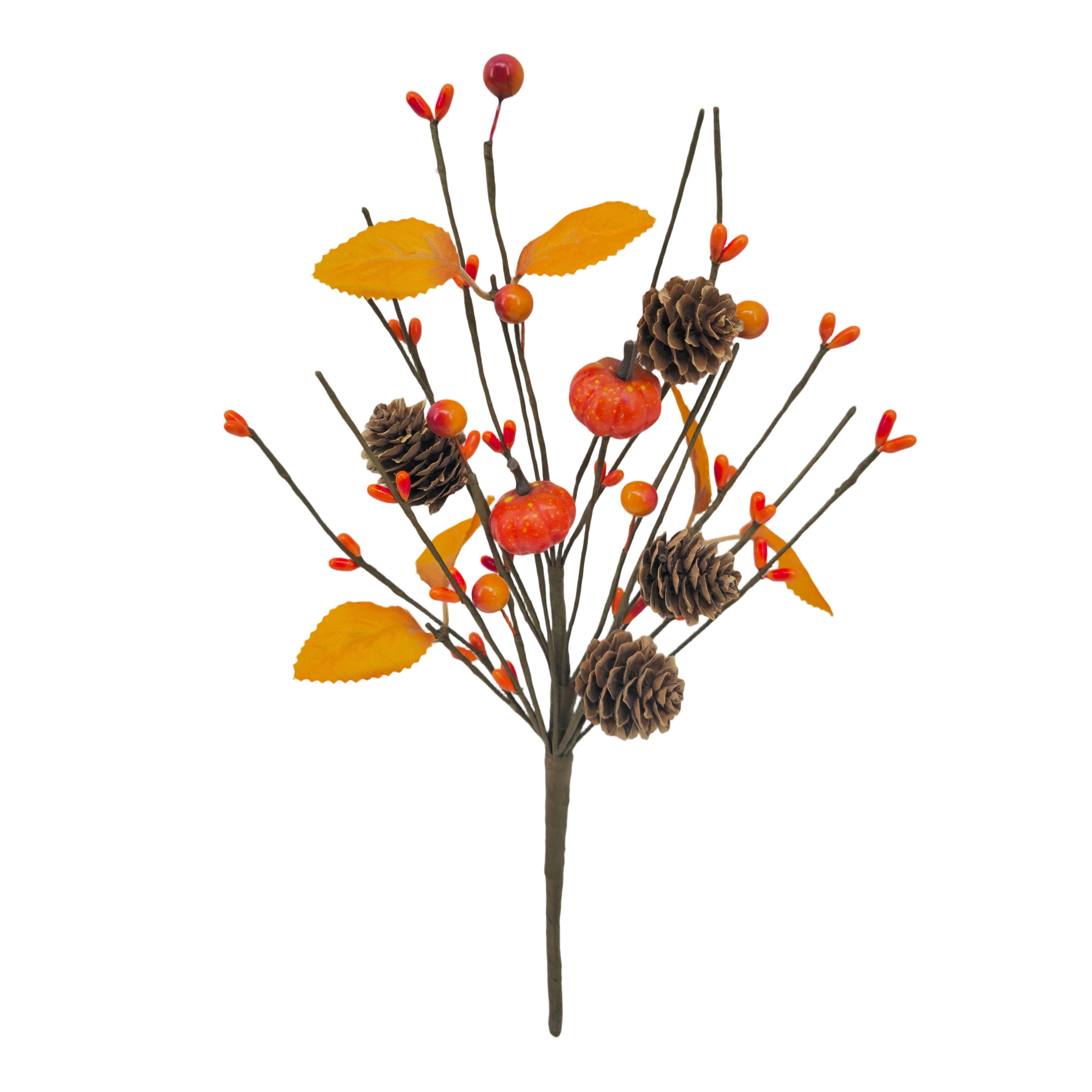 12" Pinecone & Pumpkin Pick by Ashland®