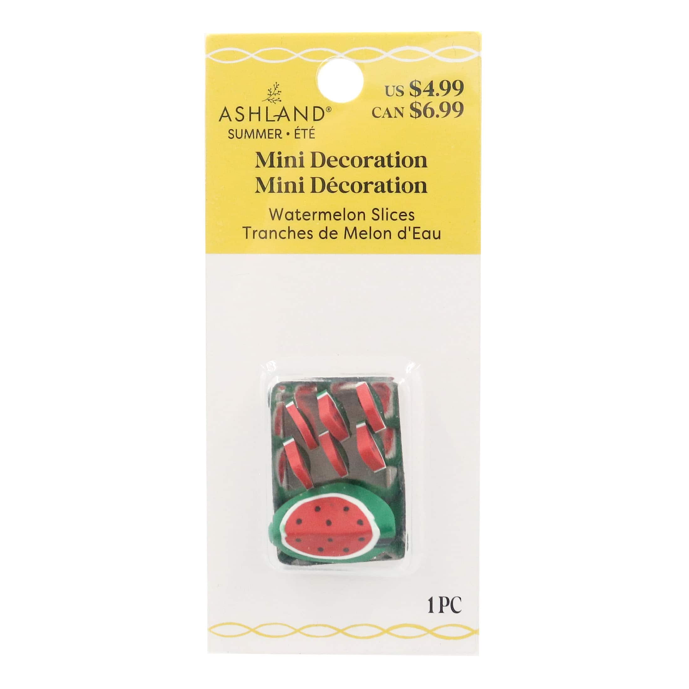 Mini Watermelon Slice Decoration by Ashland®