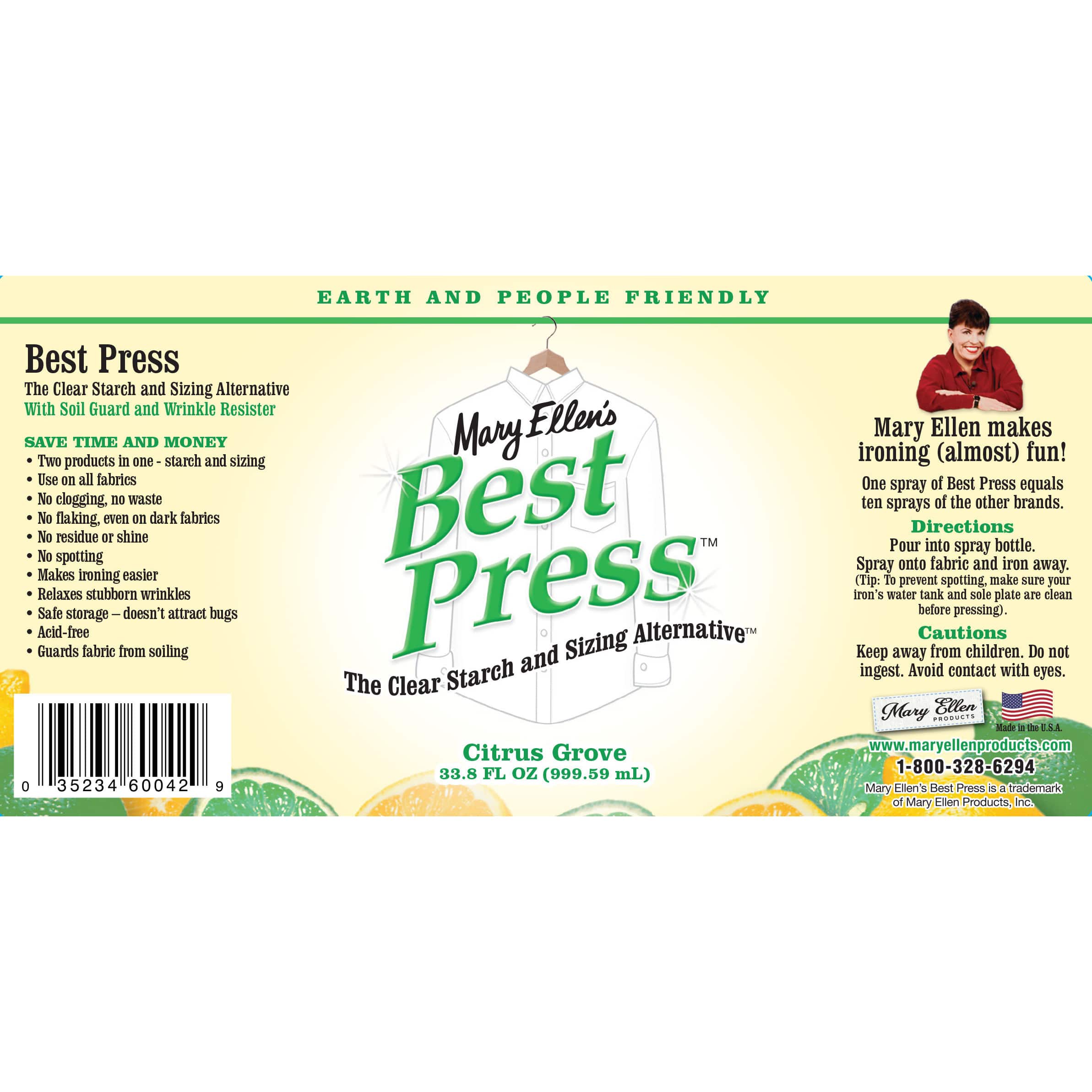 Mary Ellen's Best Press™ 33.8oz. Clear Starch & Sizing Alternative