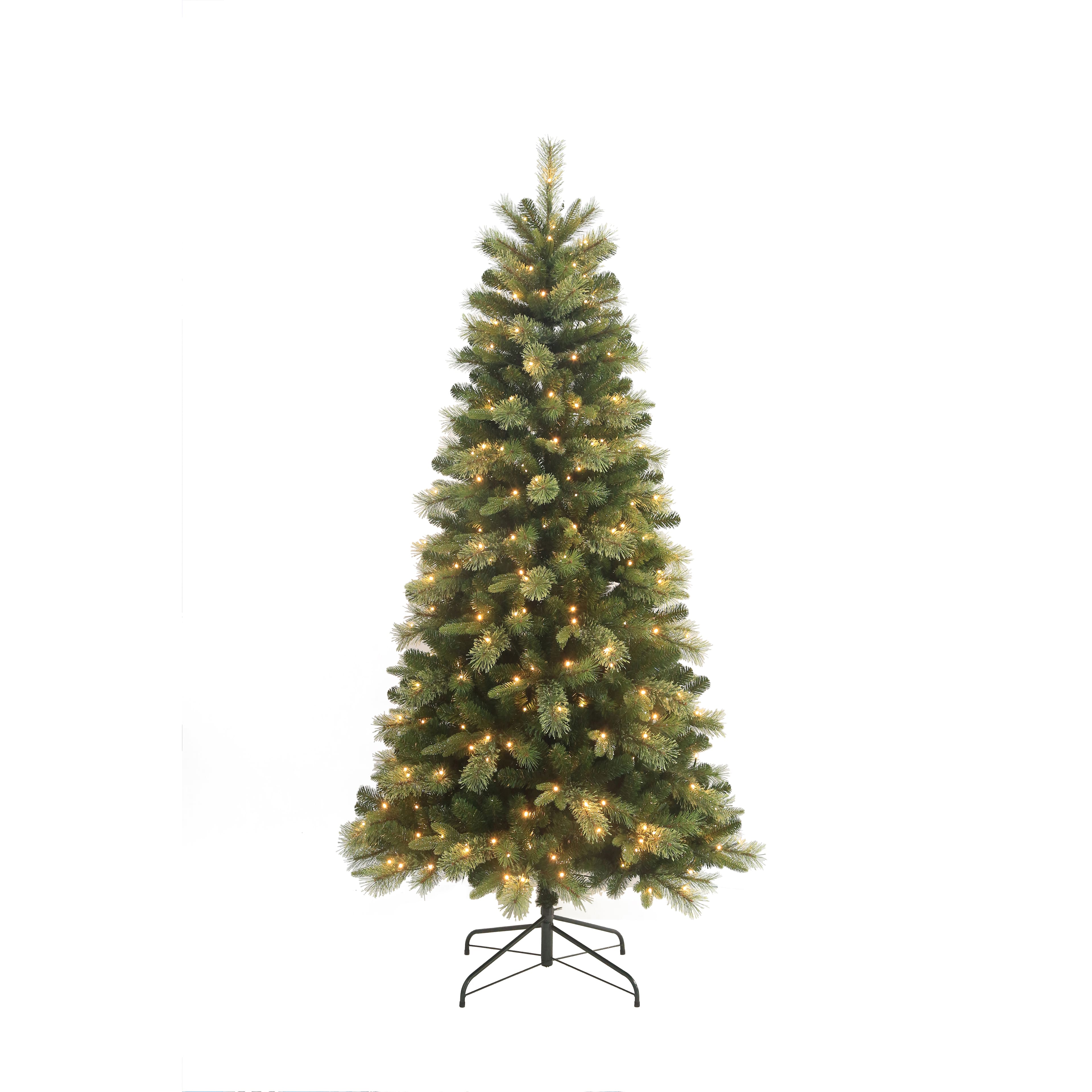 7ft. Pre-Lit Gilded Spruce Artificial Christmas Tree, Warm White LED Lights by Ashland®