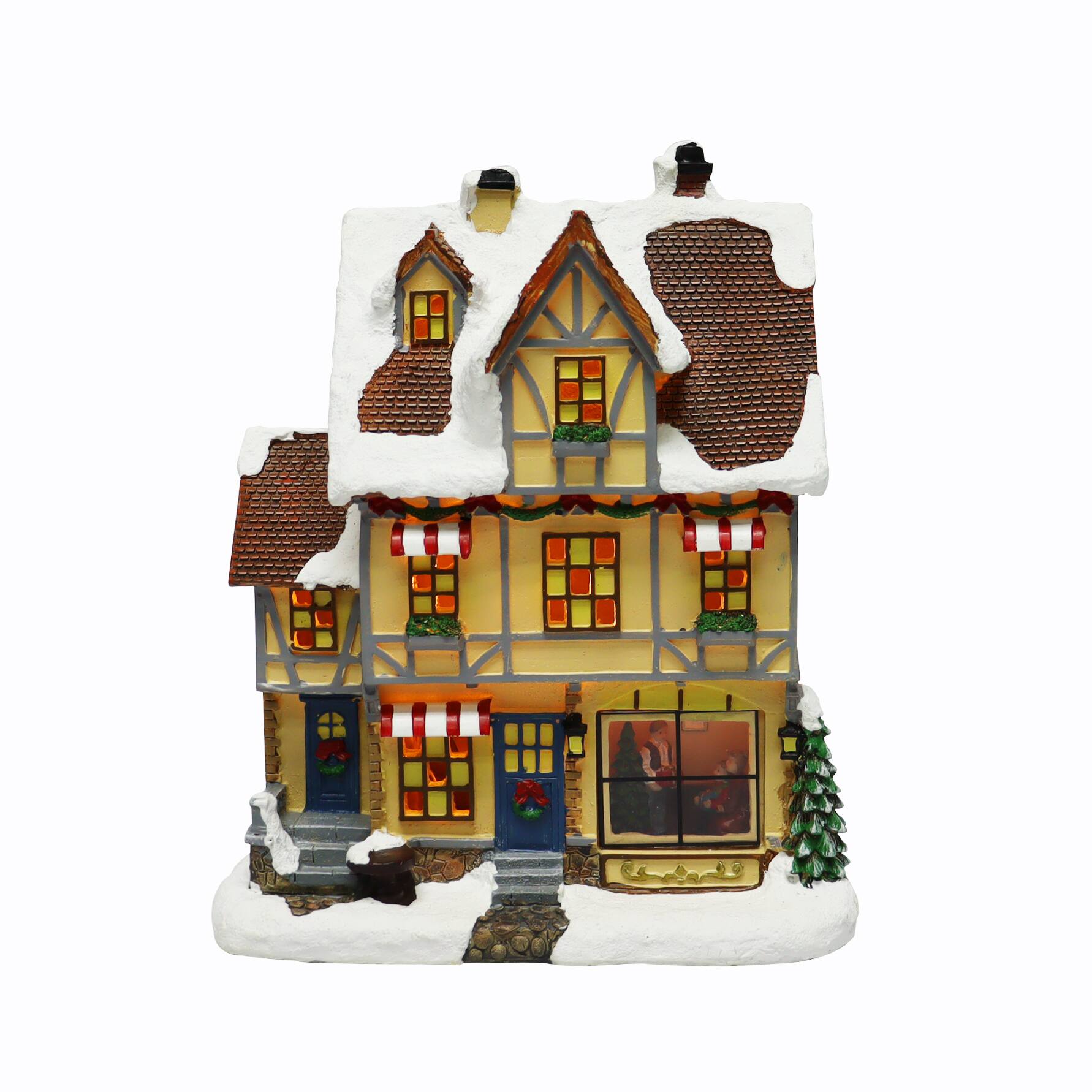 Moments in Time Christmas Village Tabletop Décor Set