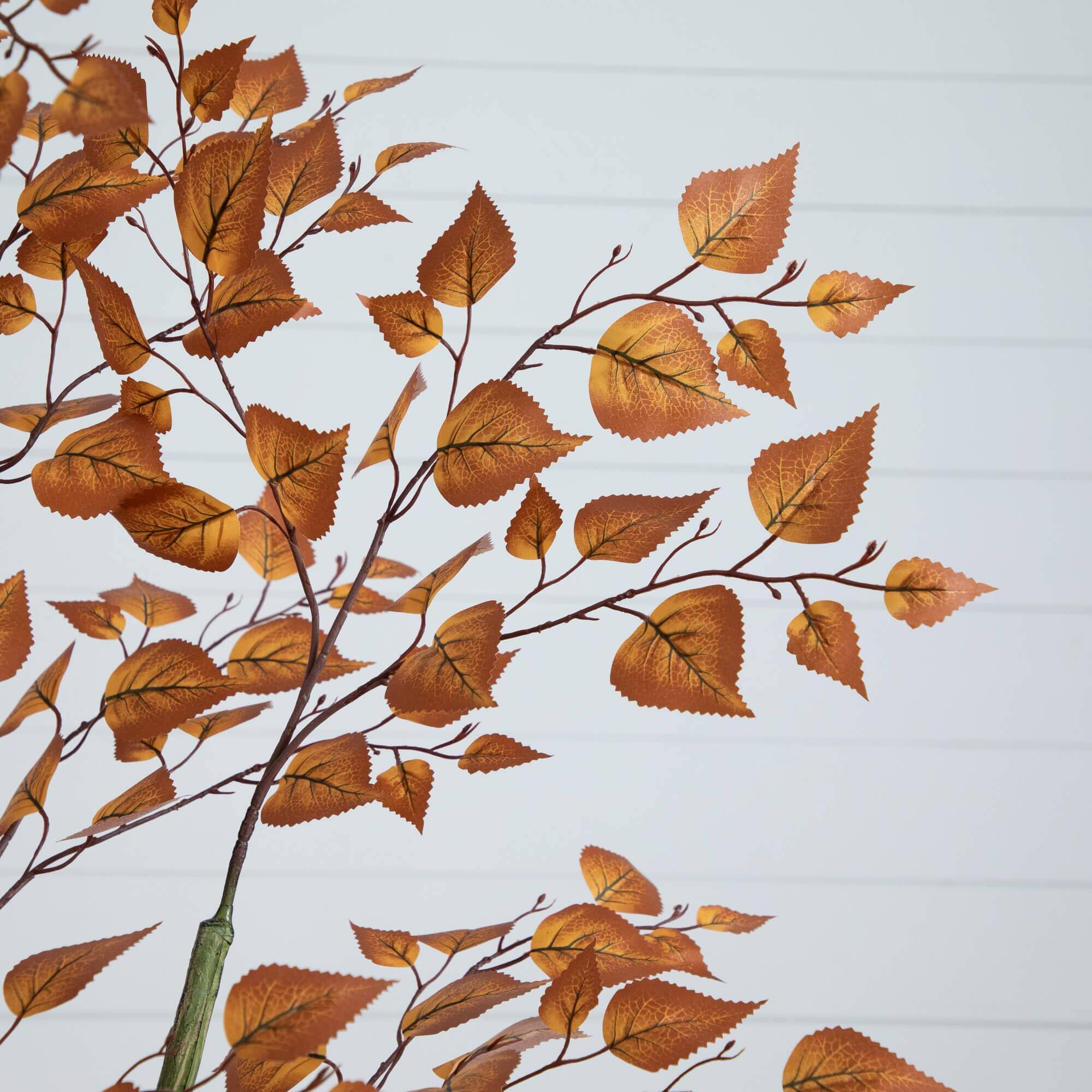 6ft. Autumn Birch Leaf Artificial Fall Tree