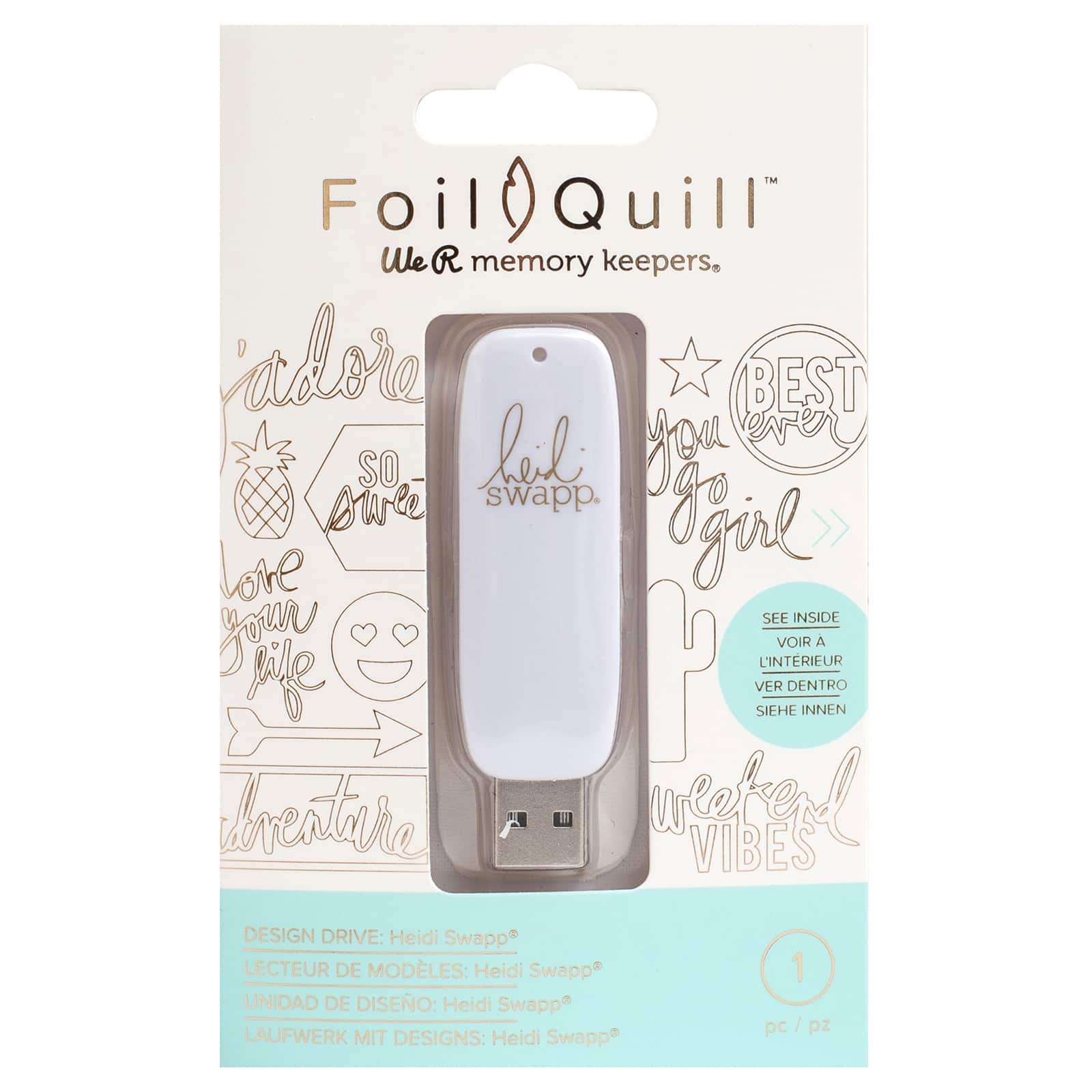 We R Memory Keepers® Foil Quill™ USB Artwork Drive-Heidi Swapp