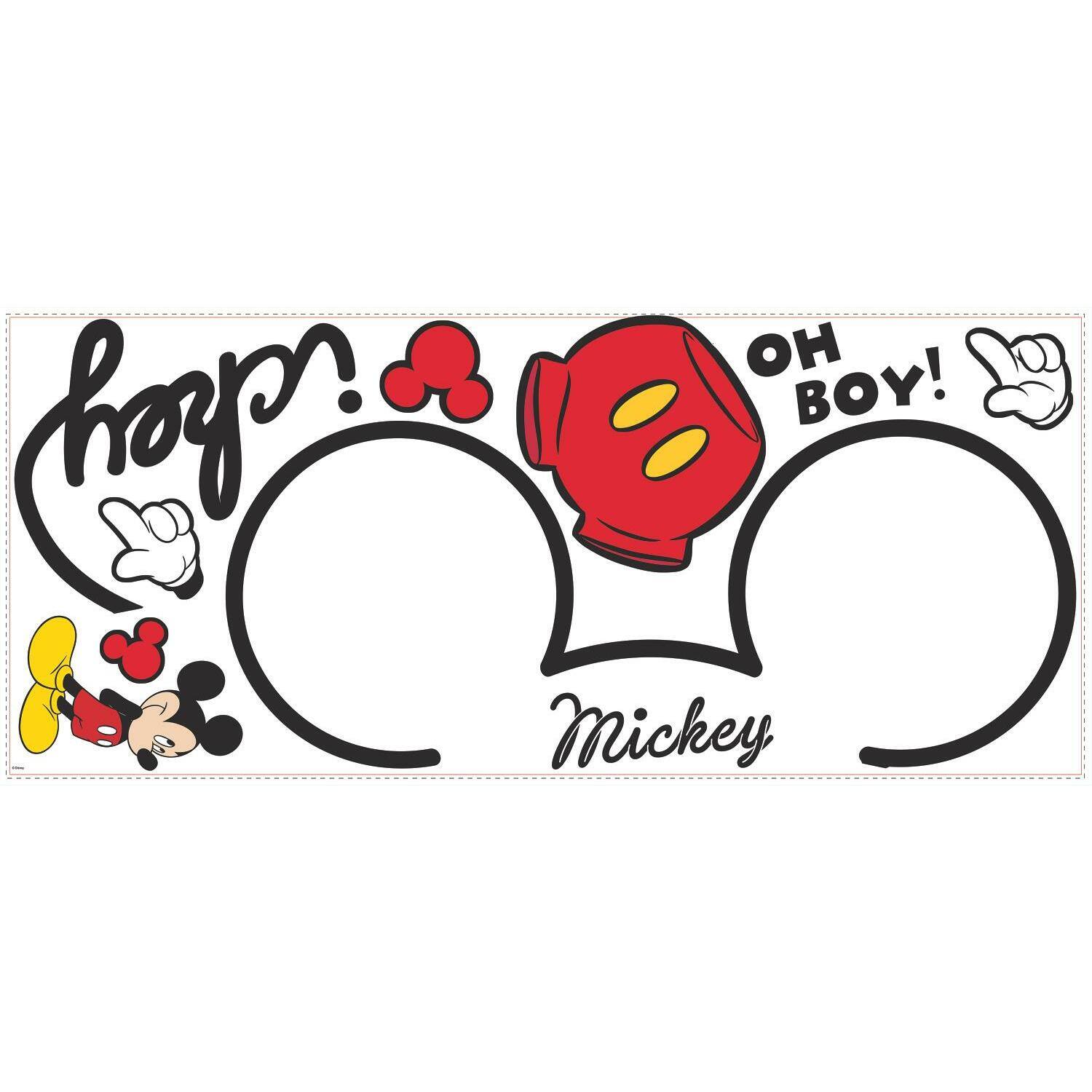 RoomMates Mickey Mouse All About Mickey Peel & Stick Giant Wall Decals