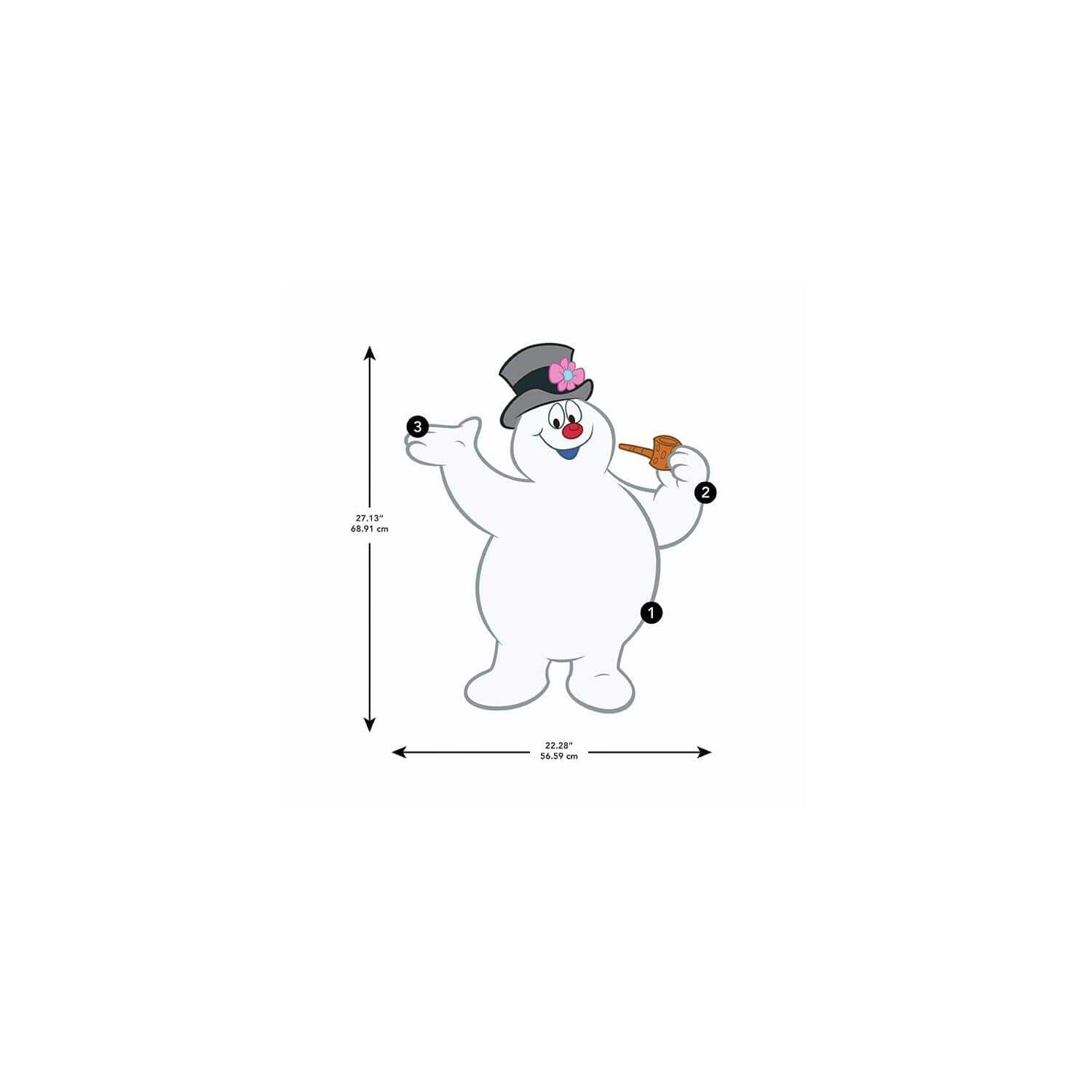 RoomMates Dry Erase Frosty Peel & Stick Giant Wall Decals