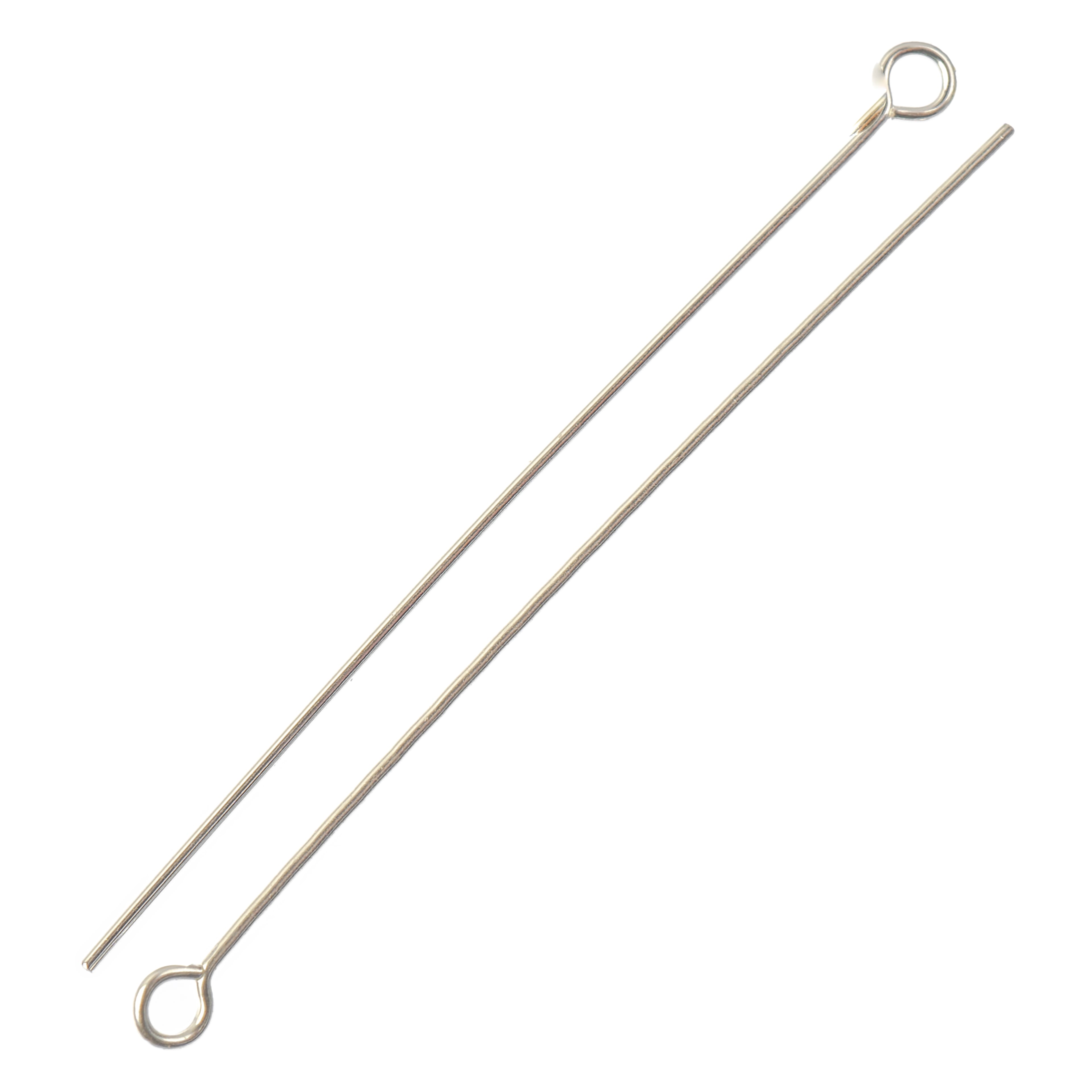 12 Packs: 20 ct. (240 total) 1.5'' Sterling Silver Eye Pins Findings by Bead Landing™