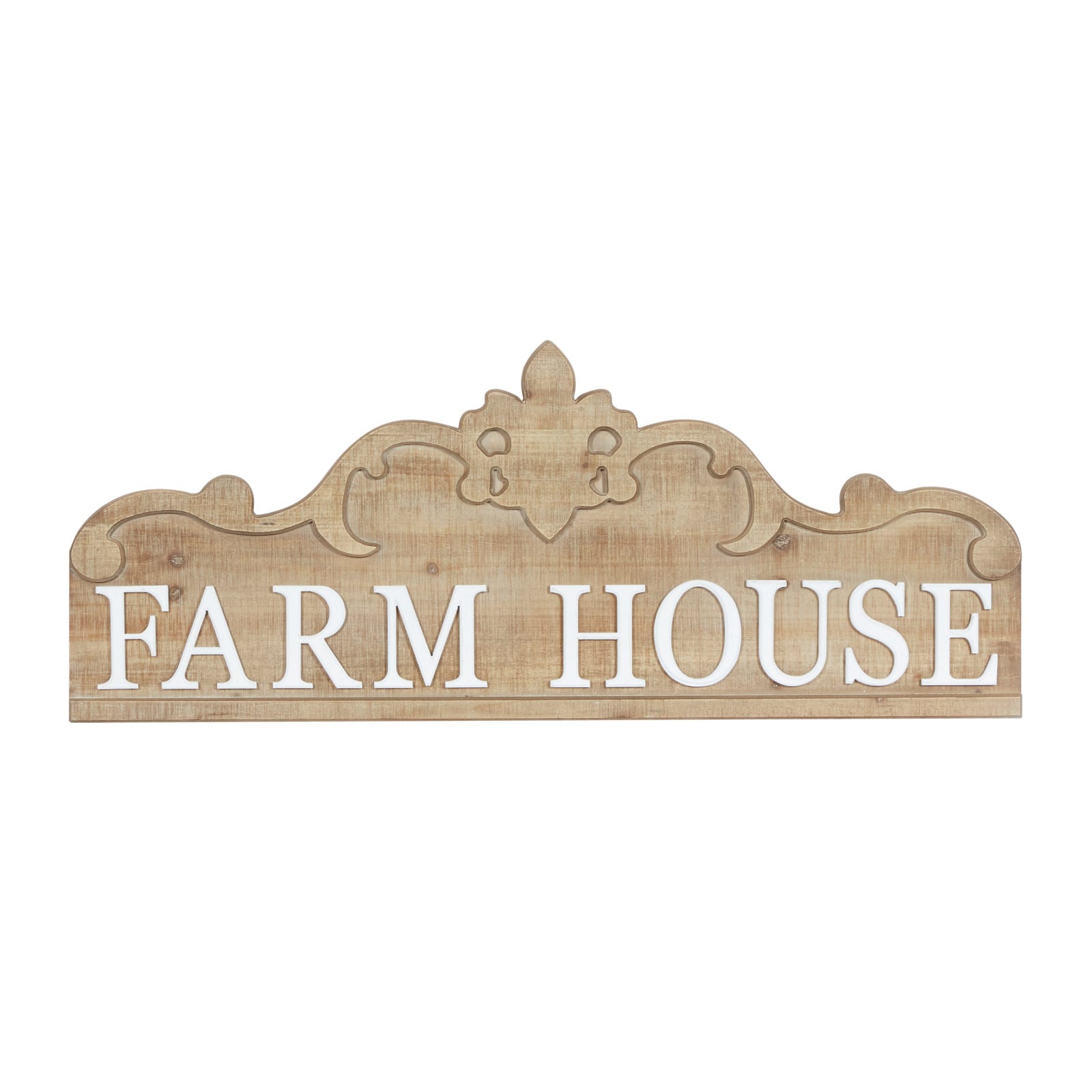 Brown Wood Farmhouse Wall Decor 19" x 47" x 1"