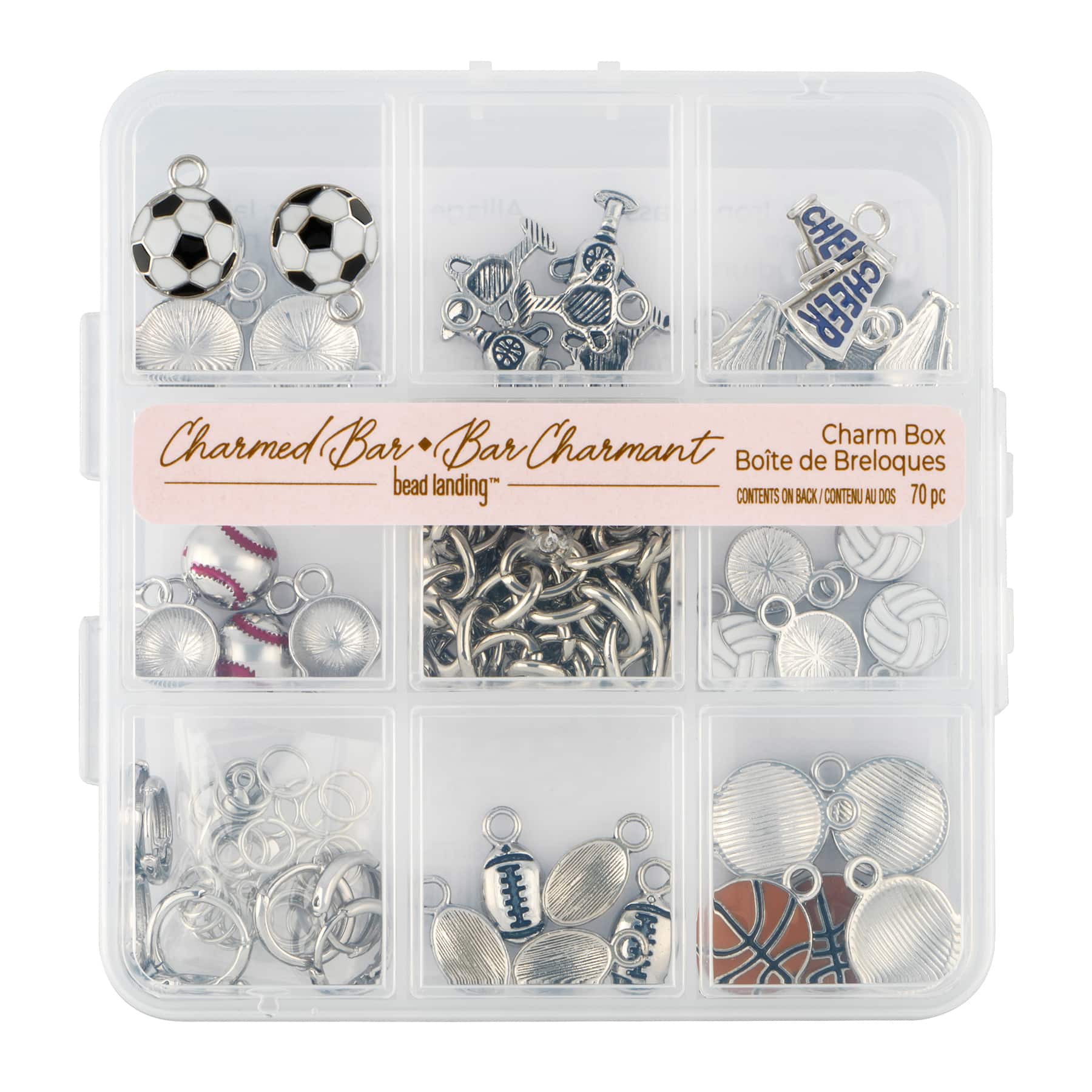 Charmed Bar Sports Charm Box by Bead Landing™