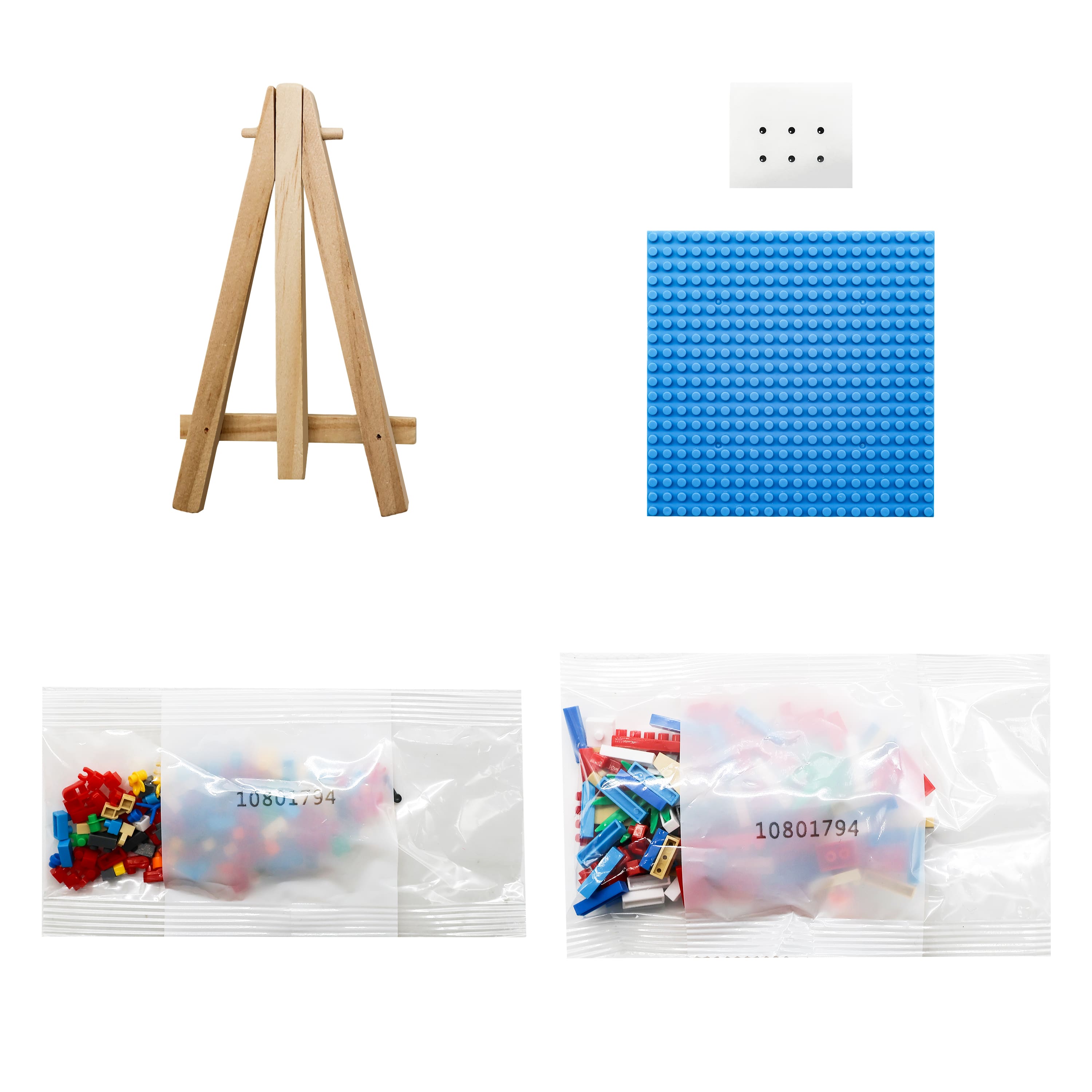 Crab Brick Art Kit with Wooden Easel by Make Market®