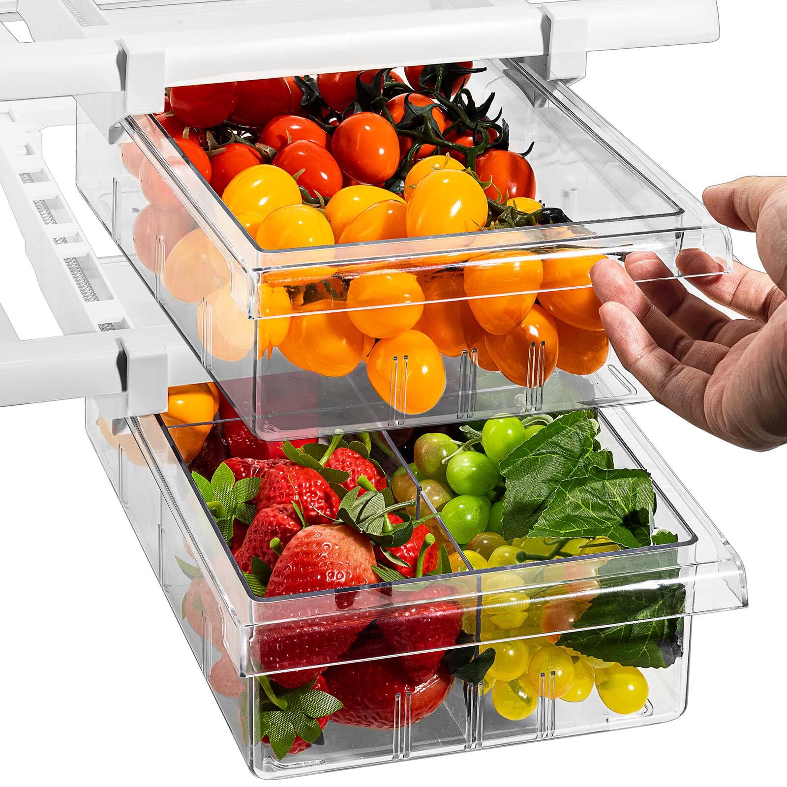 Sorbus Clear Pull Out Fridge Drawer
