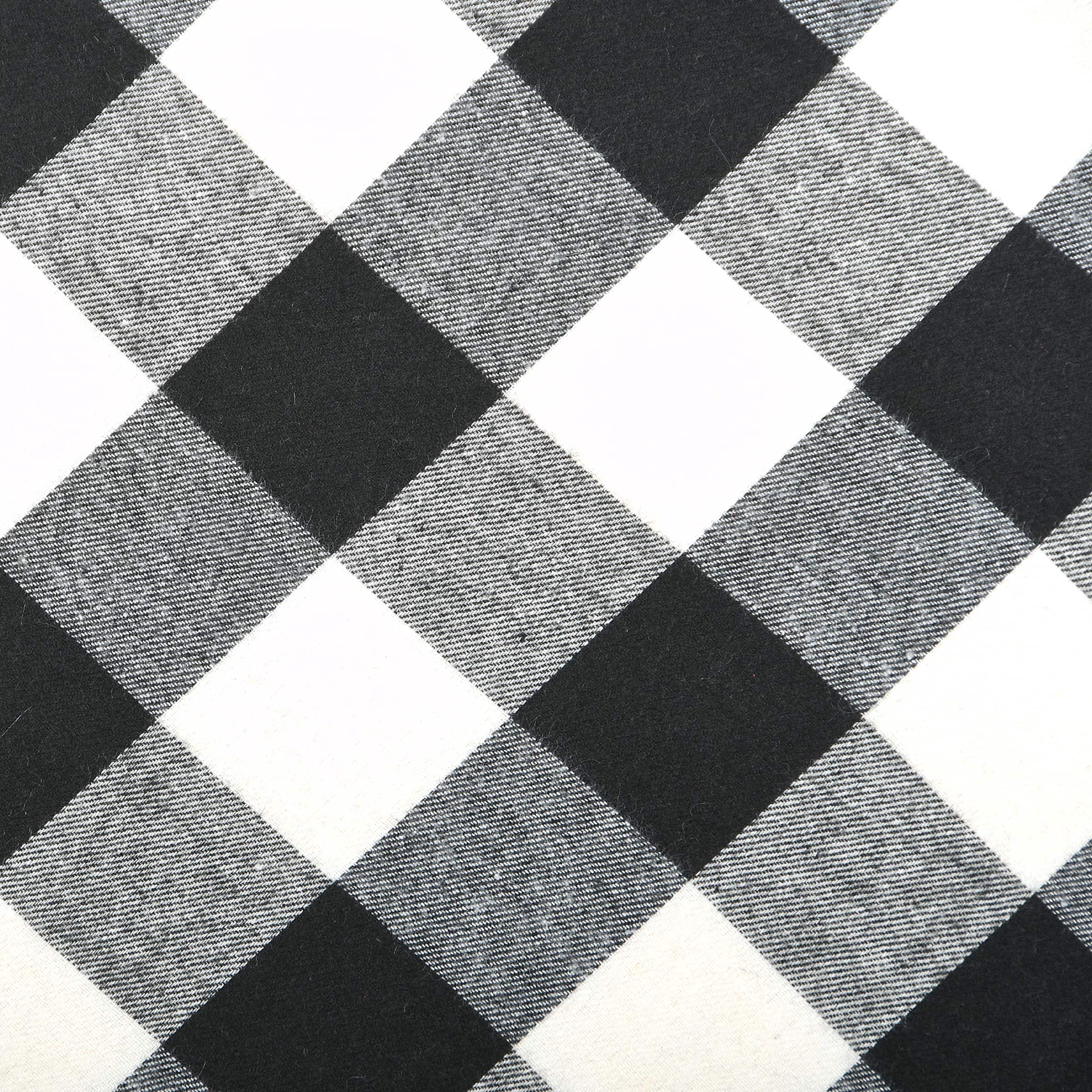 52" General Store Collection Black & White Plaid Tree Skirt