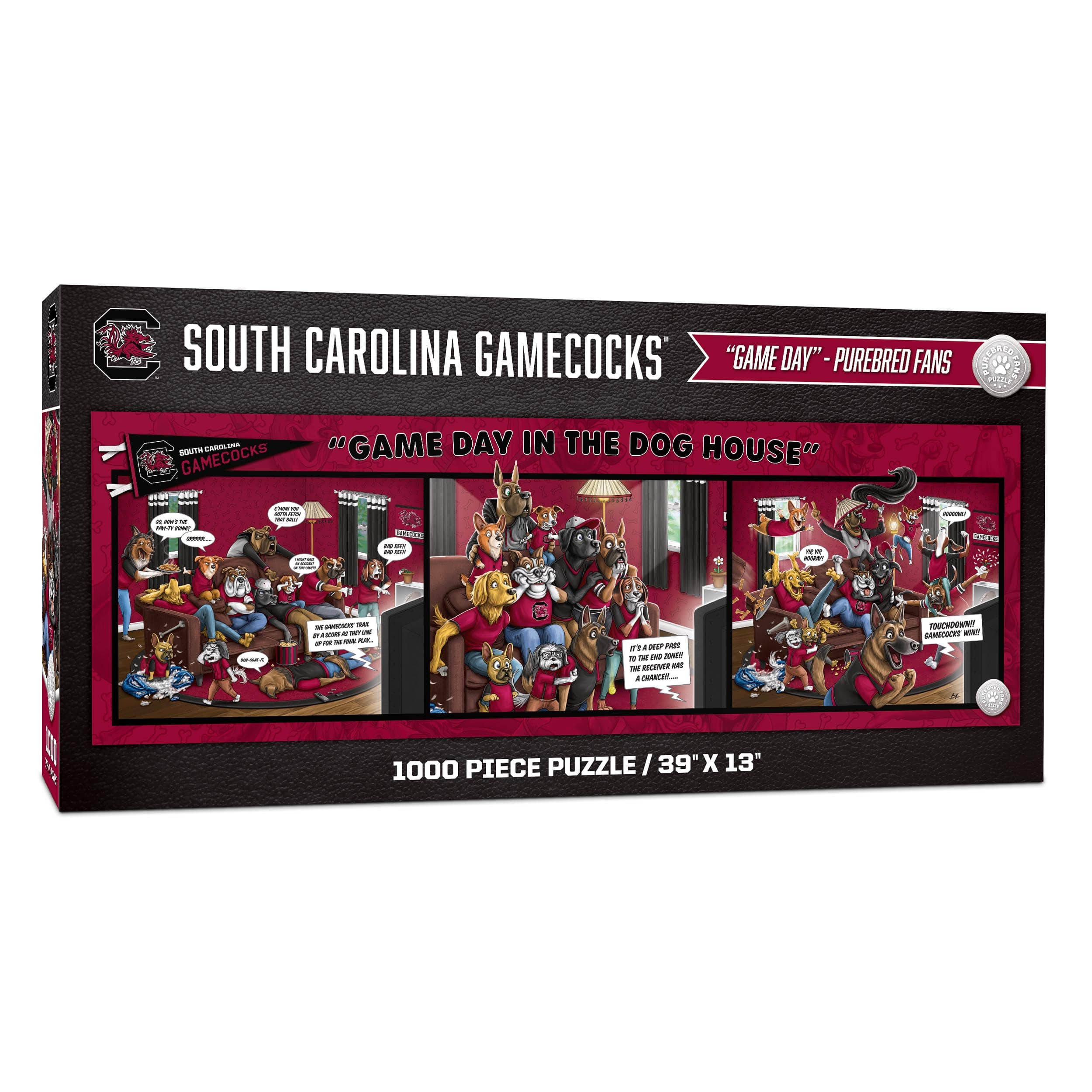 College Game Day in the Dog House 1,000 Piece Puzzle