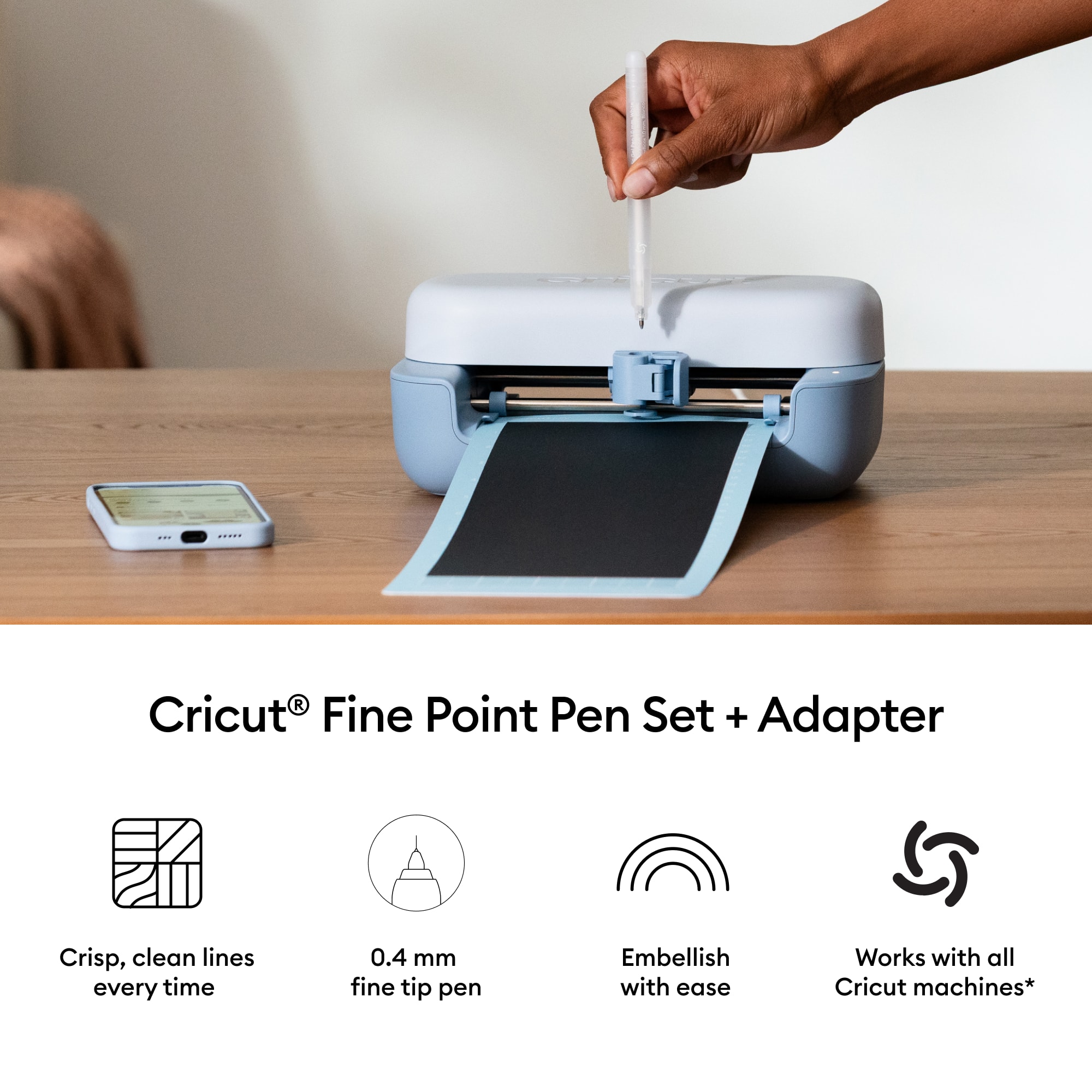 Cricut® 0.4mm Black Fine Point Pens