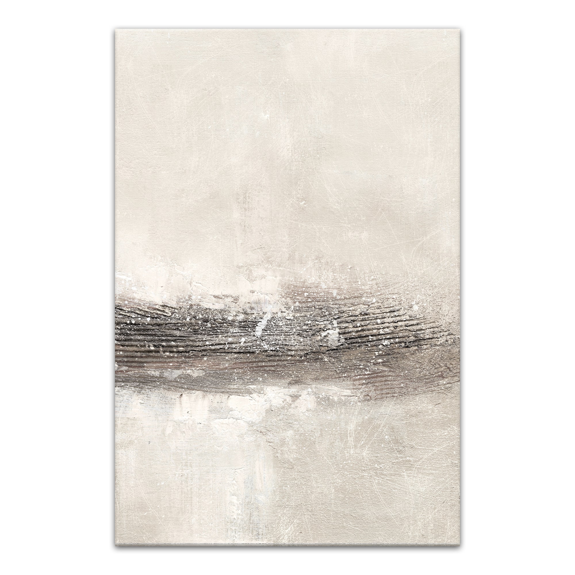 Shimmer Gray Abstract I 20" x 30" Canvas Wall Art