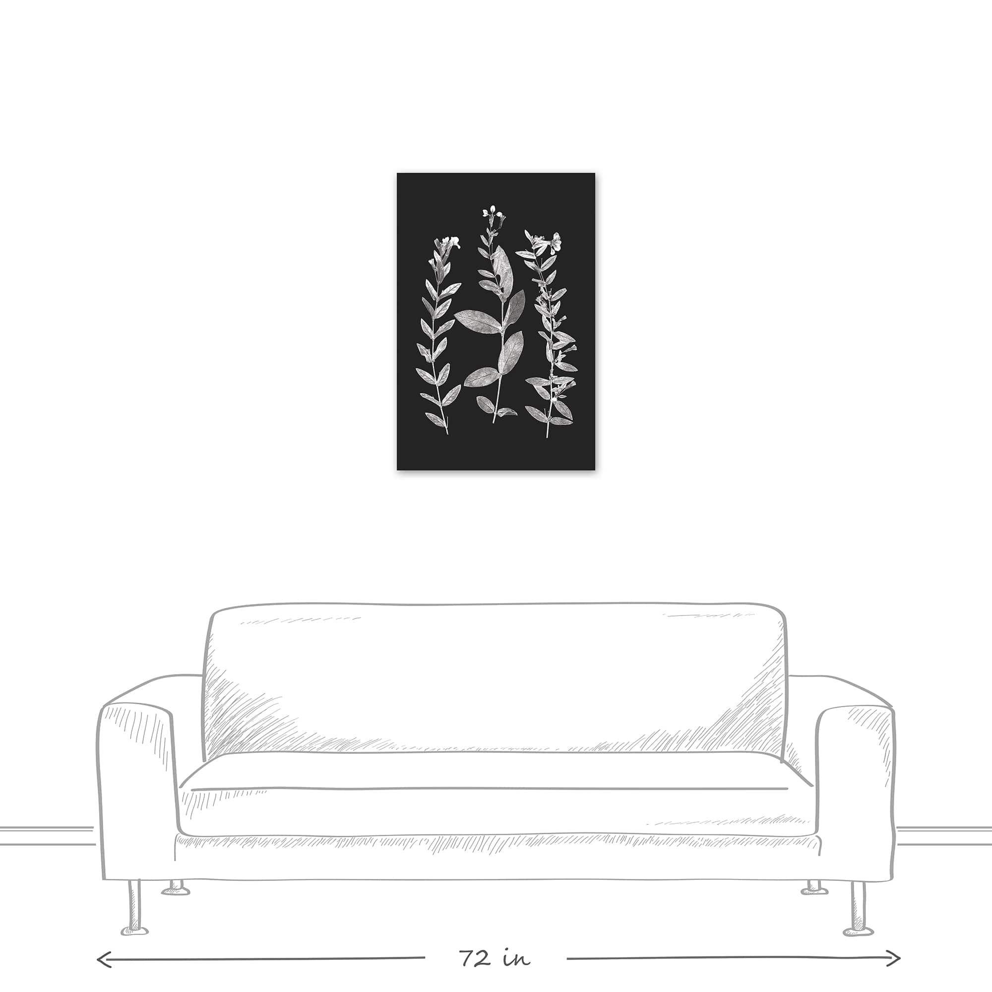 Designs Direct Pressed Flowers Canvas Wall Art