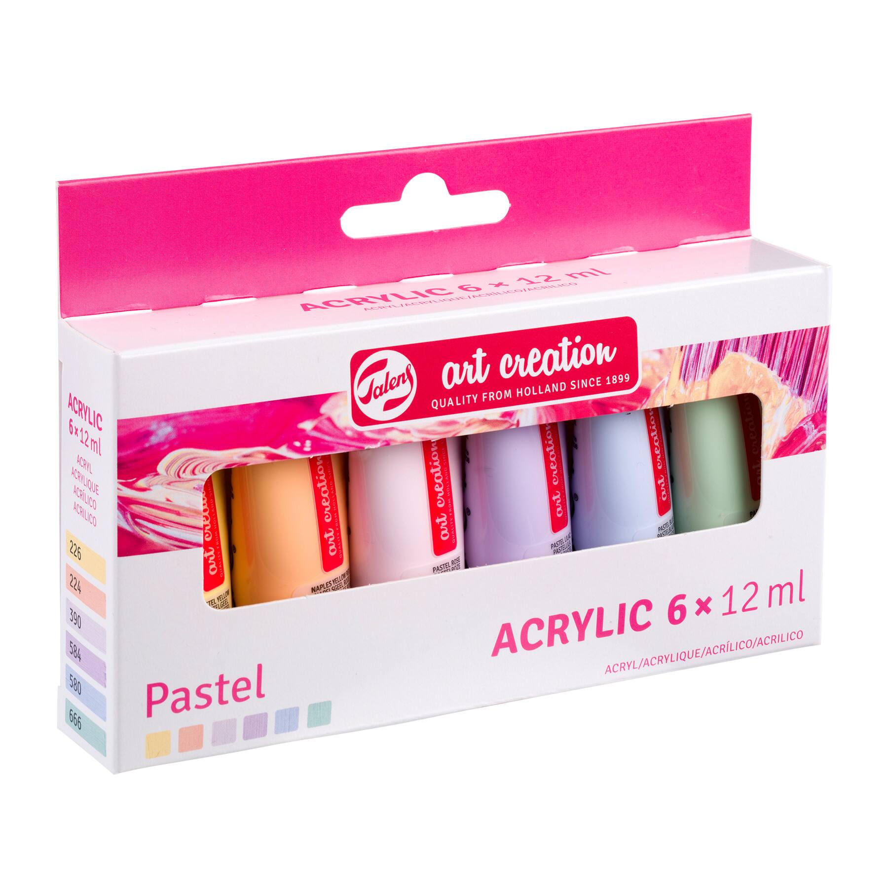 Talens Art Creation Pastel Acrylic Paint Set