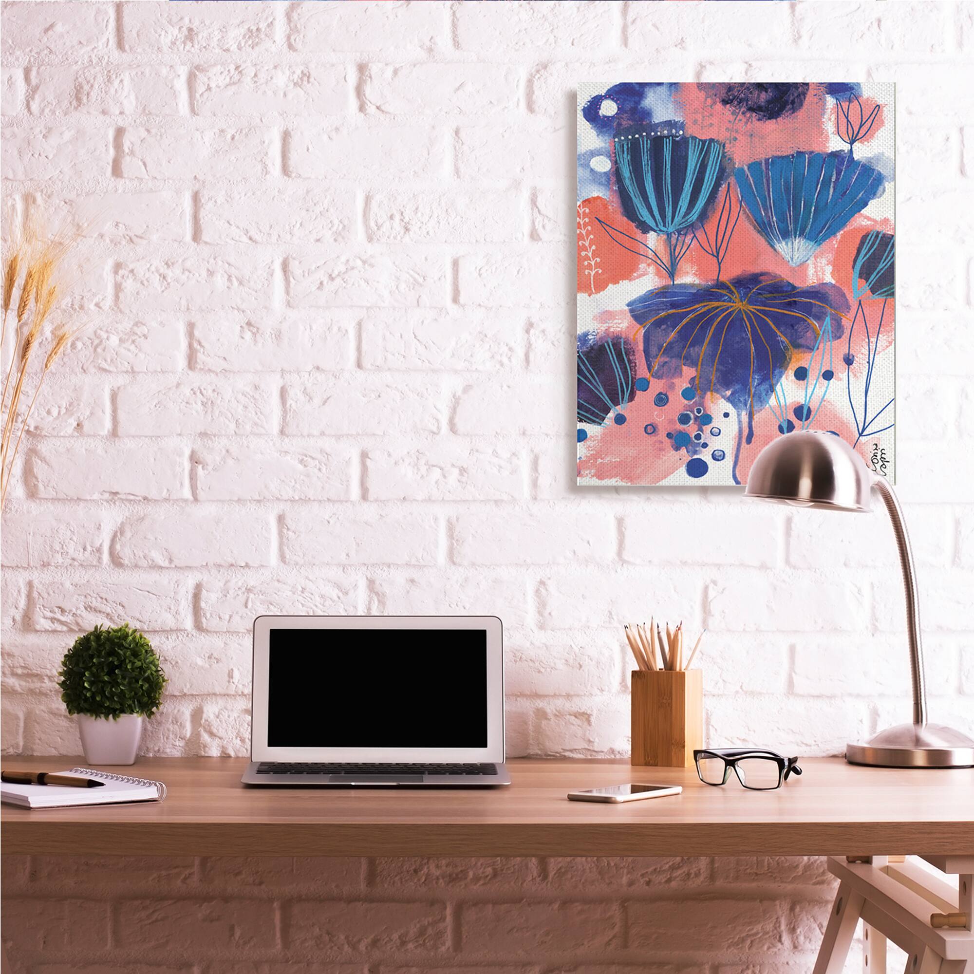 Stupell Industries Abstract Flowers Blooming Playful Wall Art