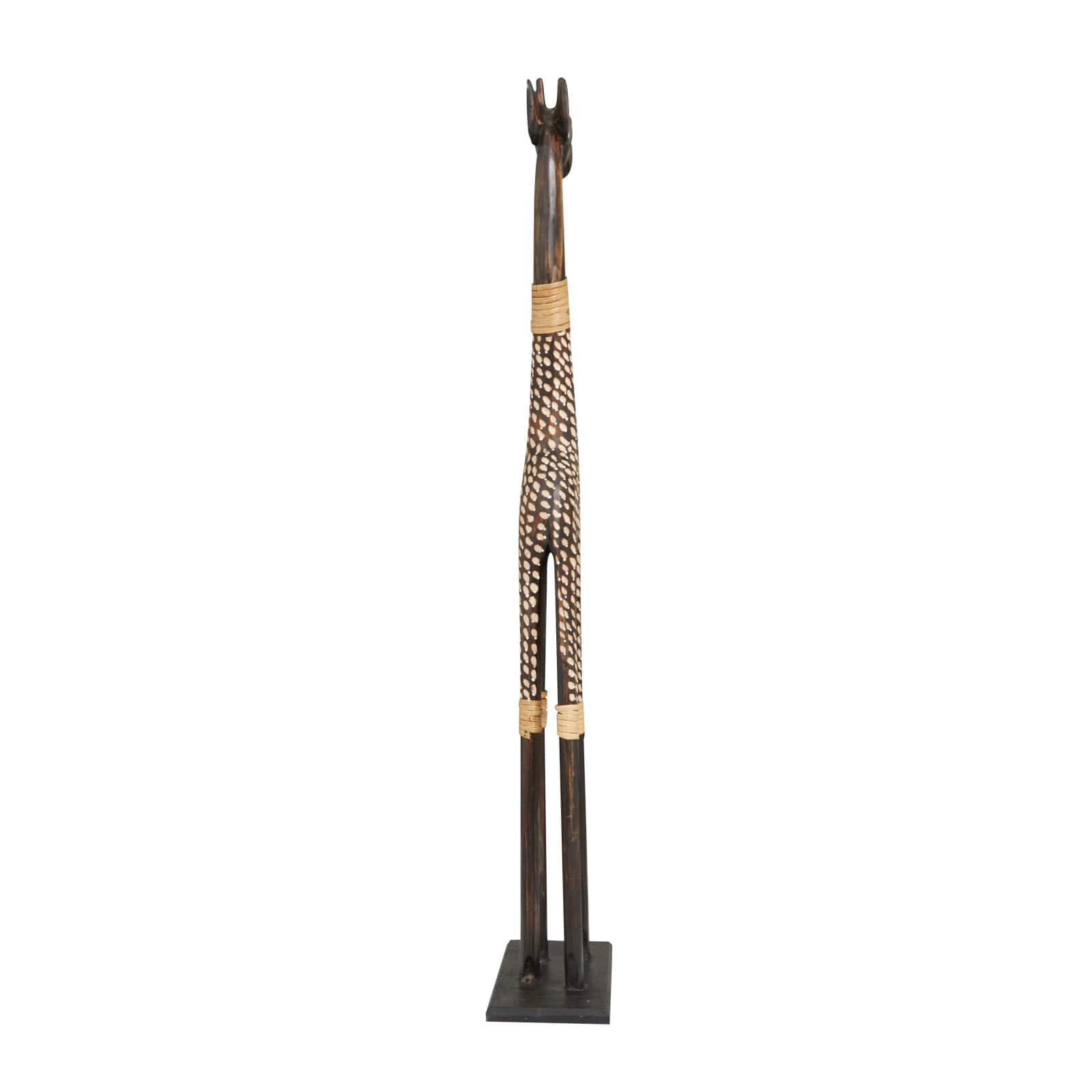 Brown Albizia Bohemian Sculpture, 8" x 8" x 4"