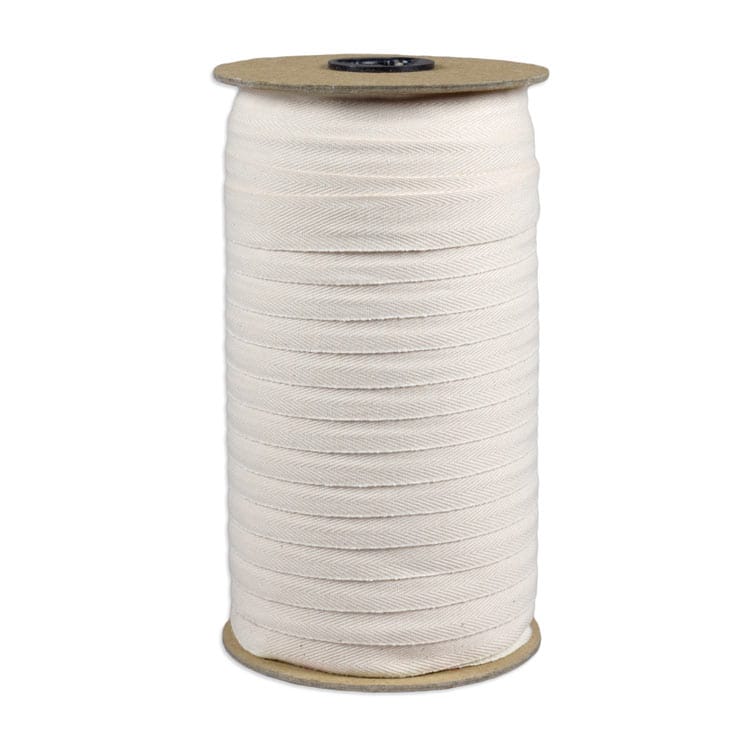 5/8" Natural Cotton Twill Tape - 144 Yards