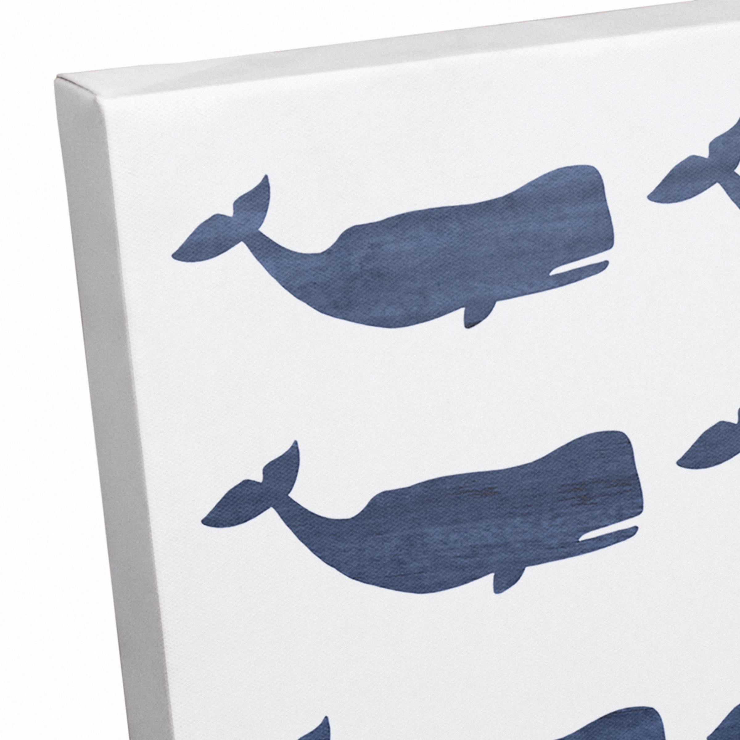 Whale Flag Canvas Wall Art