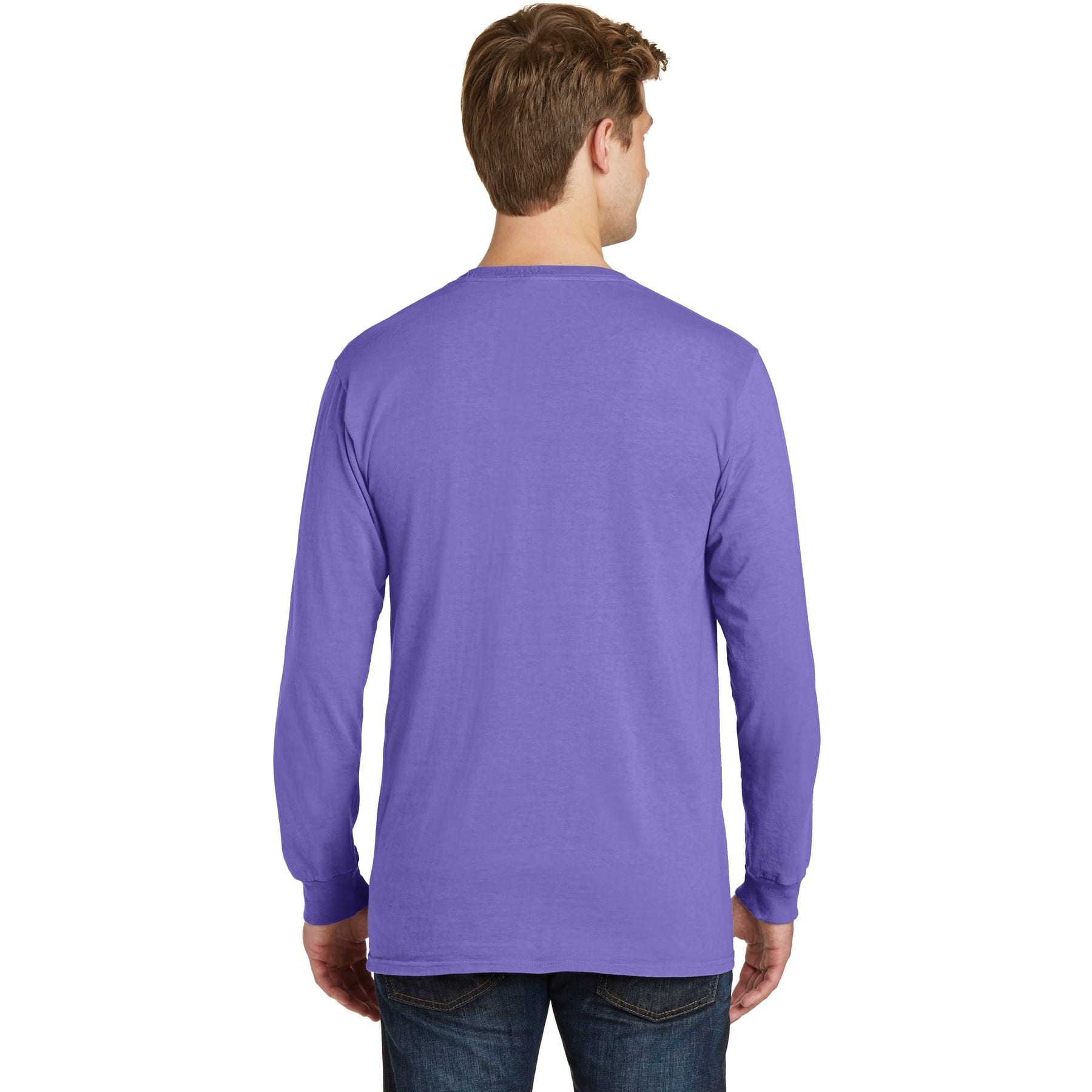 Port & Company® Beach Wash® Colors Garment-Dyed Long Sleeve Tee
