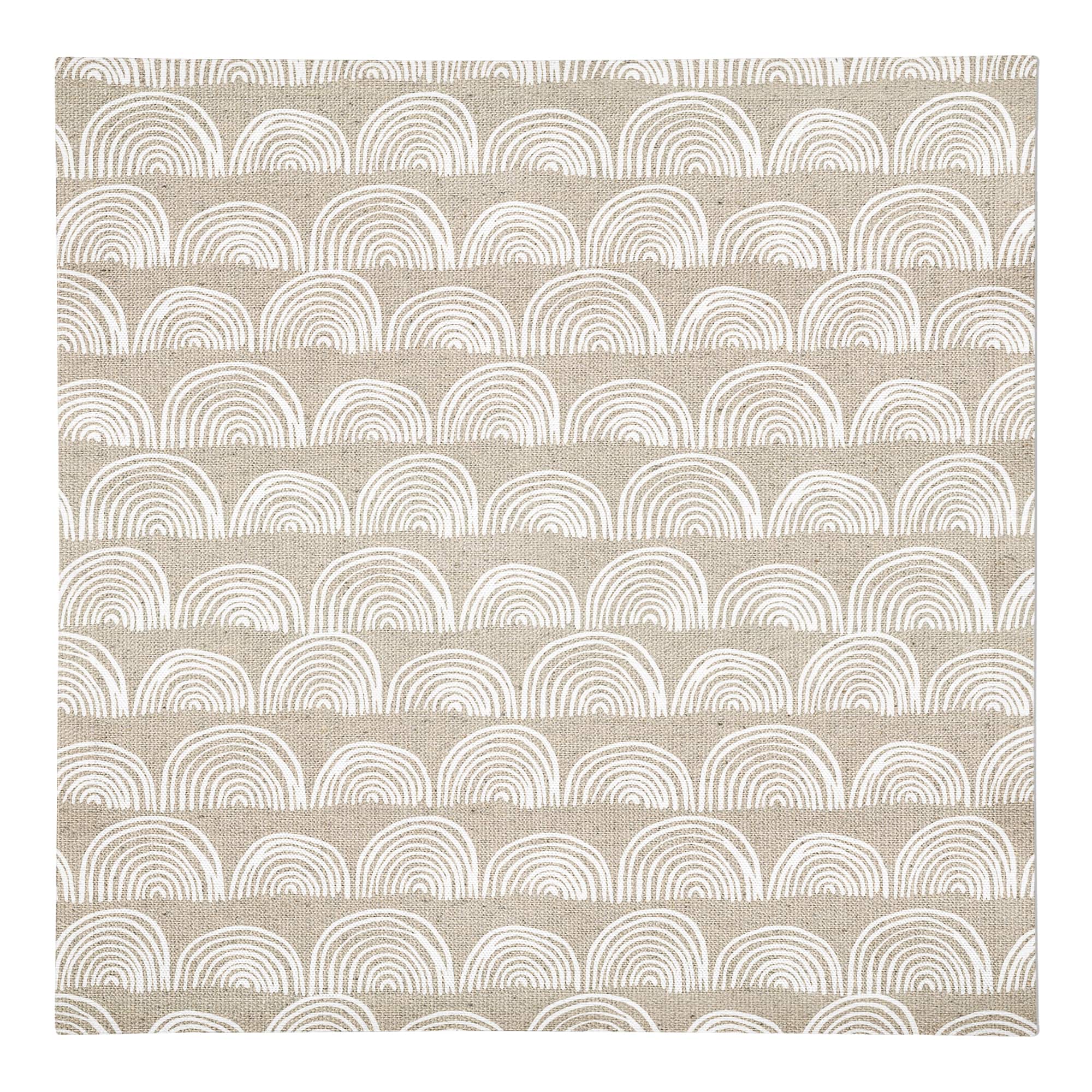 Half Moon Pattern 10" x 10"  Cotton Twill Napkin