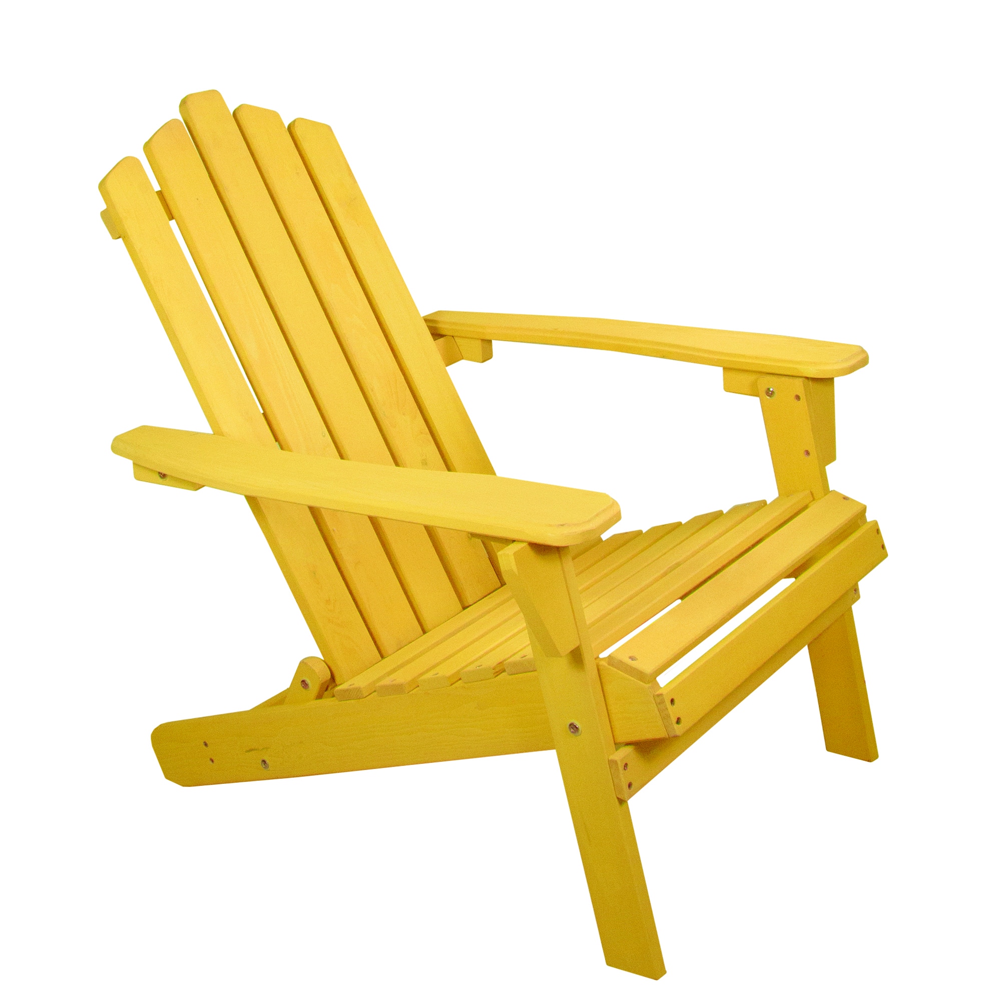 36" Classic Folding Wooden Adirondack Chair By Northlight in Yellow | 28" x 31" x 36" | Michaels®