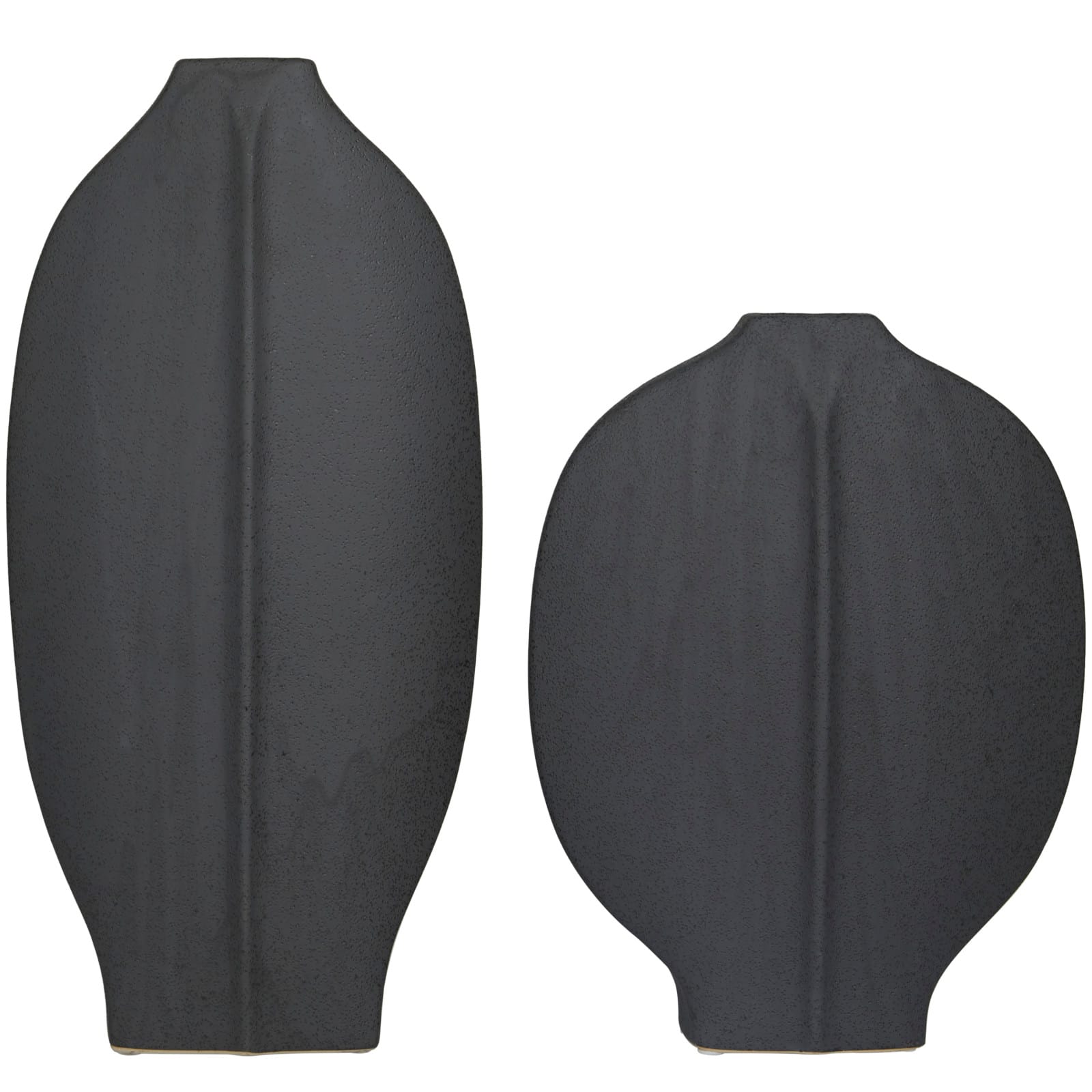 CosmoLiving by Cosmopolitan Ceramic Textured Vase Set of 2 18