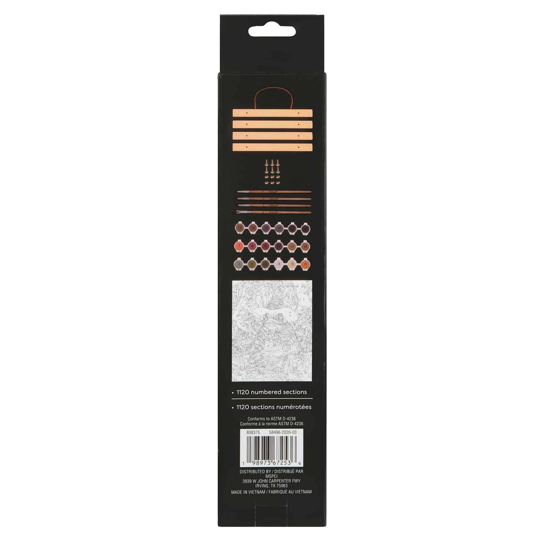 11" x 14" Halloween Frog Paint-by-Number Kit by Artist's Loft®