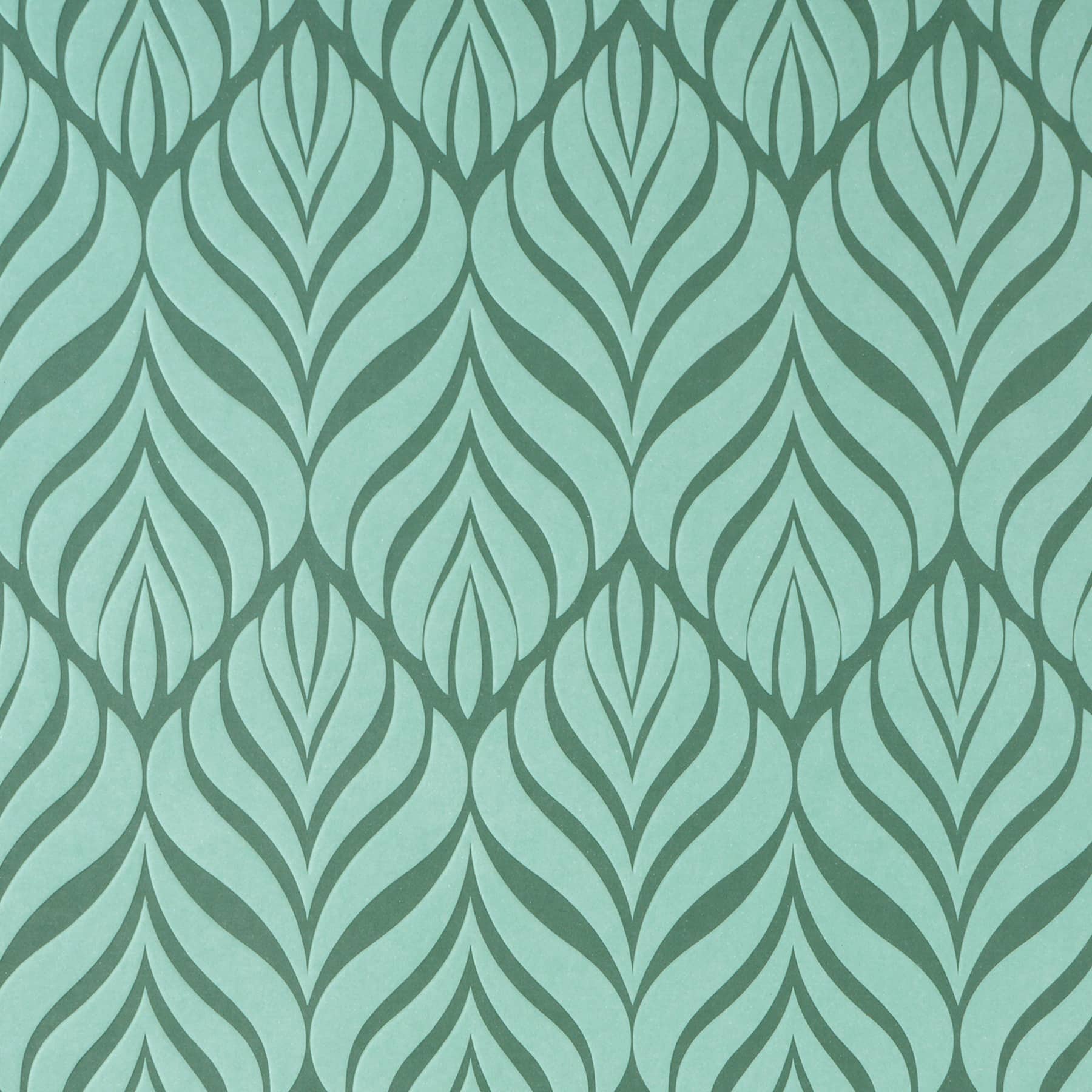 12" x 12" Green Leaf Embossed Cardstock Paper by Recollections™