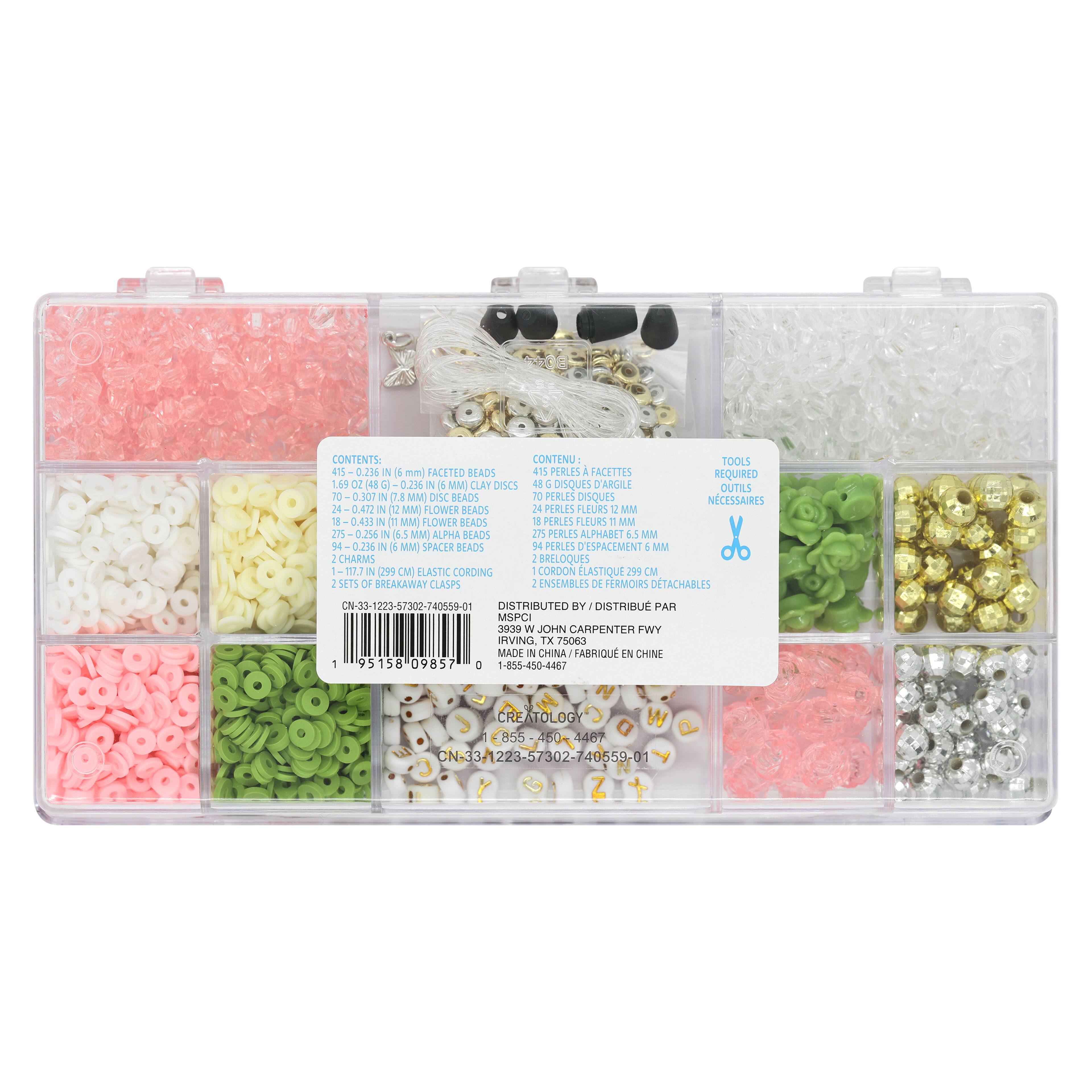 12 Pack: Botanicals & Alphabet Bead Kit by Creatology™