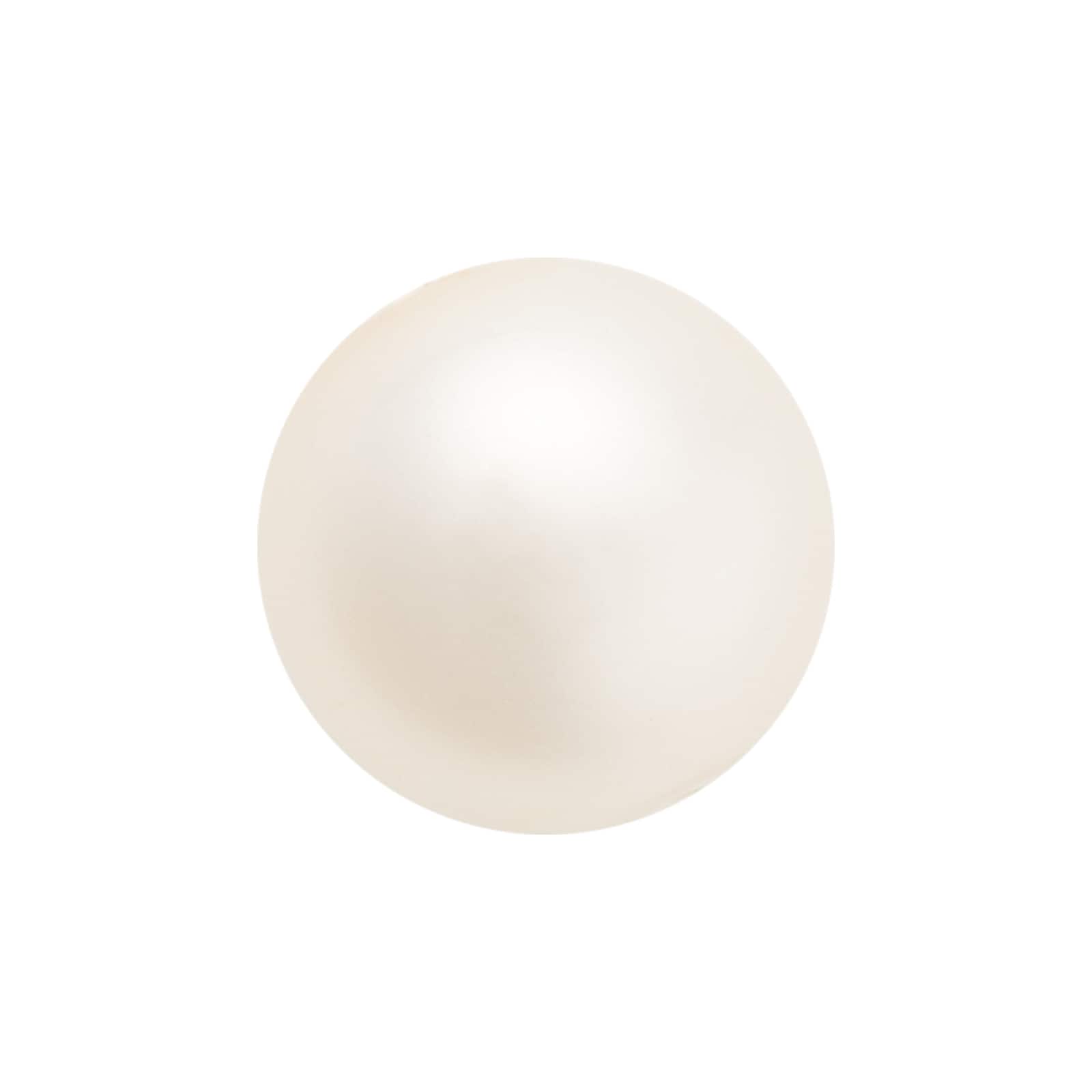 Preciosa Maxima 5mm Round Nacre Pearls, 100ct.