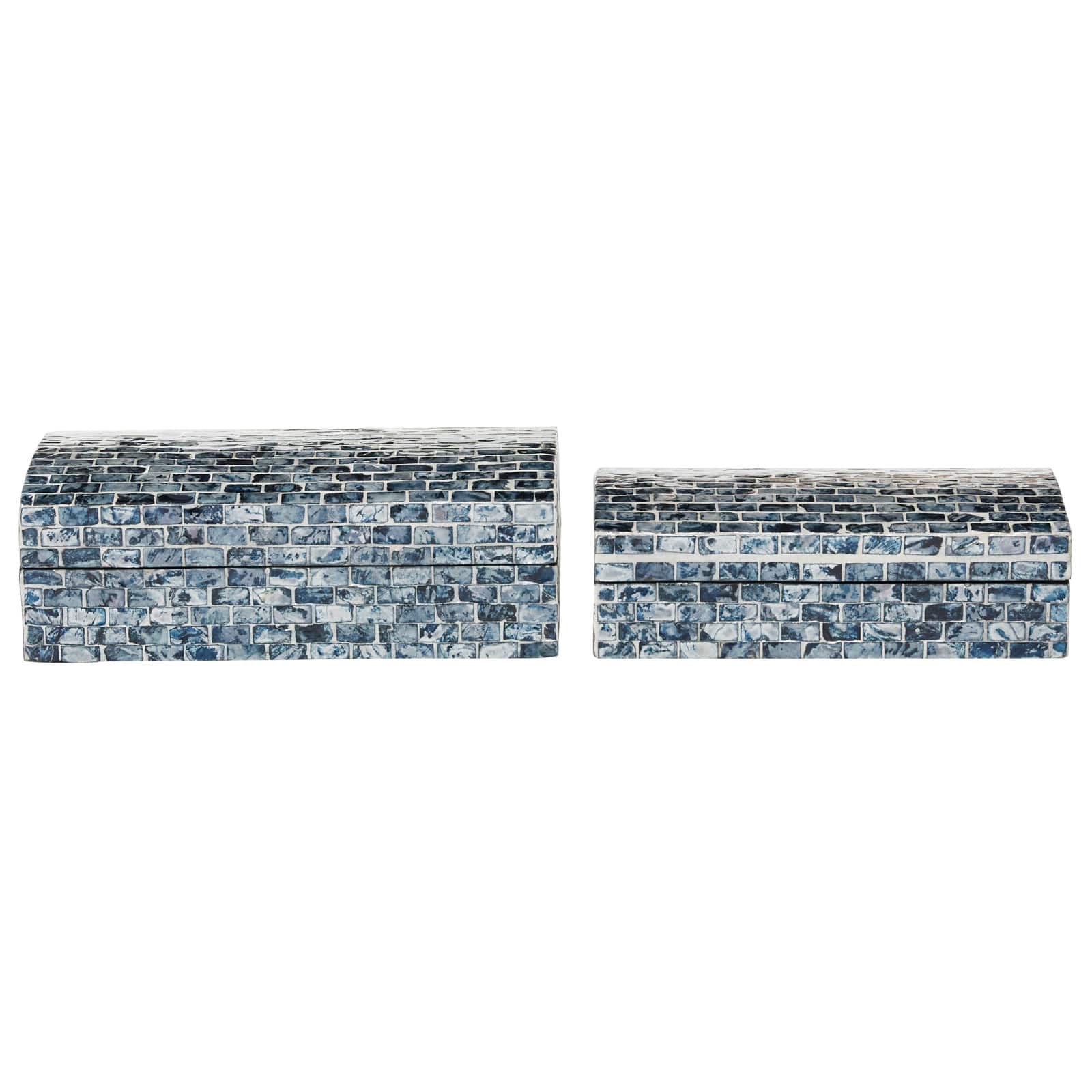 Blue Mother of Pearl Coastal Box Set